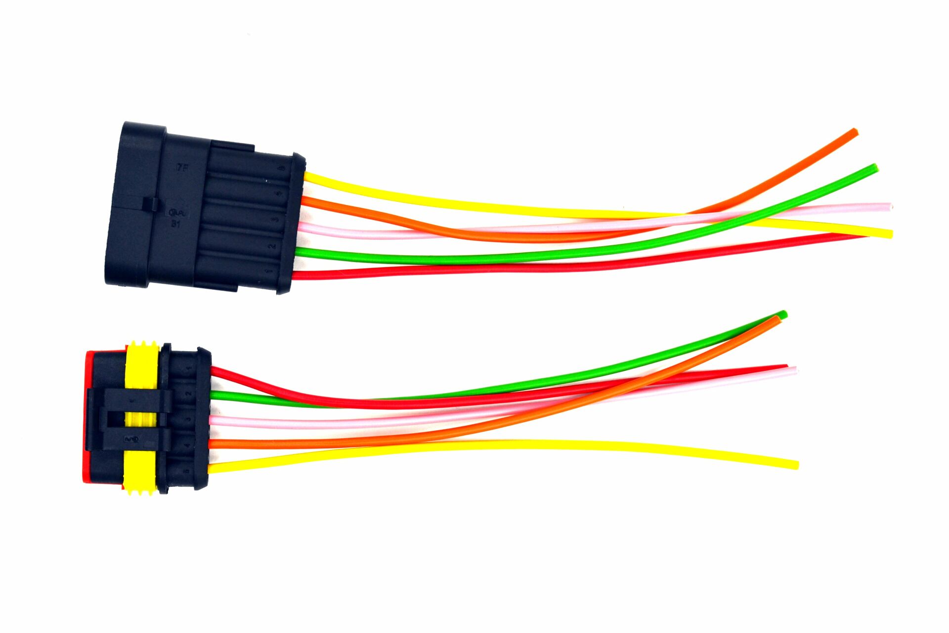 Picture of 1 Takım 5 Pin Kablolu Süper Seal Elektrik Soketi Su Geçirmez Konnektör MT-12