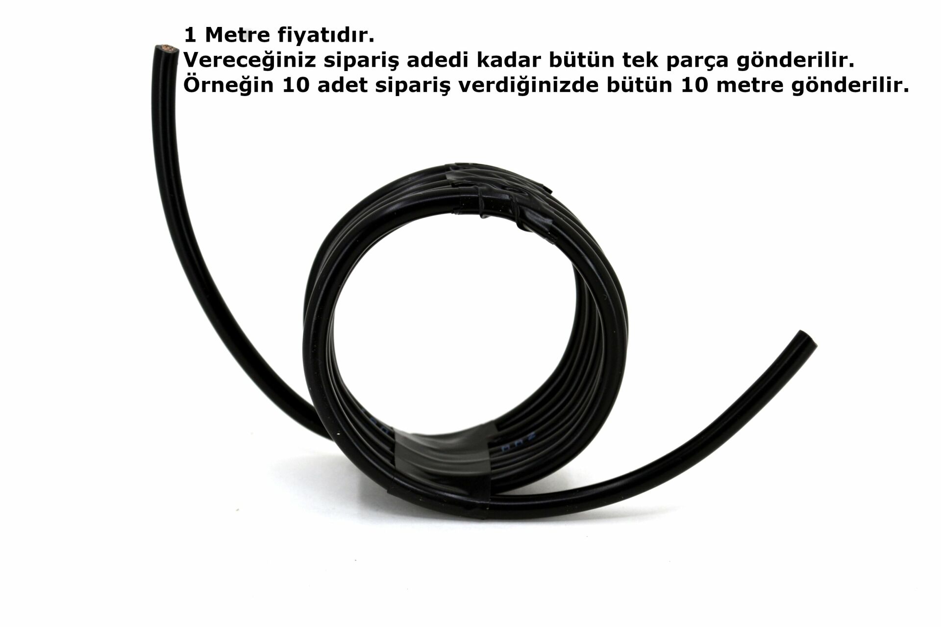 Picture of 5mm² Siyah Bakır Kablo Kalaylı Nyaf Marine