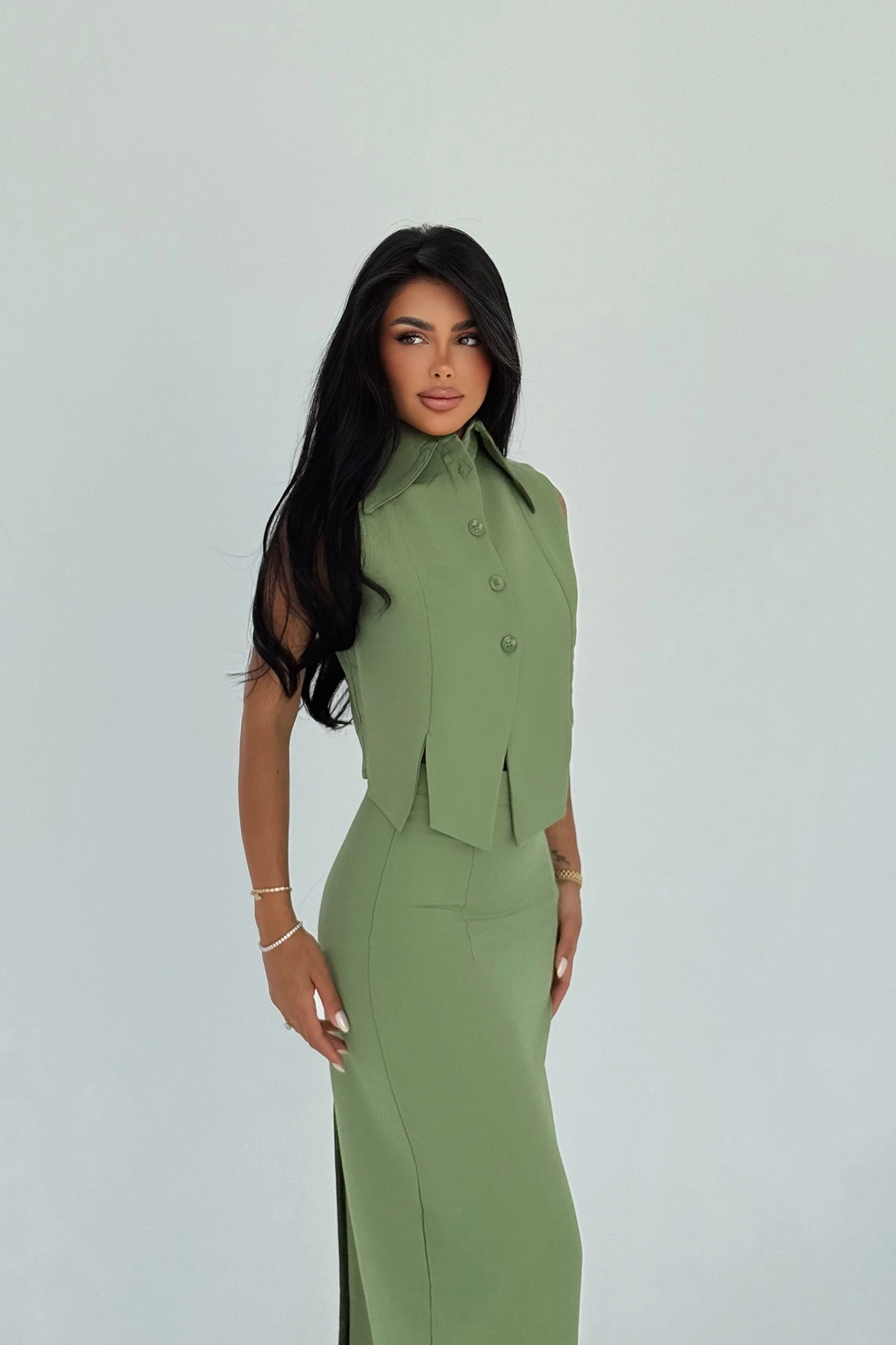 Picture of Green Regium Two Piece Set