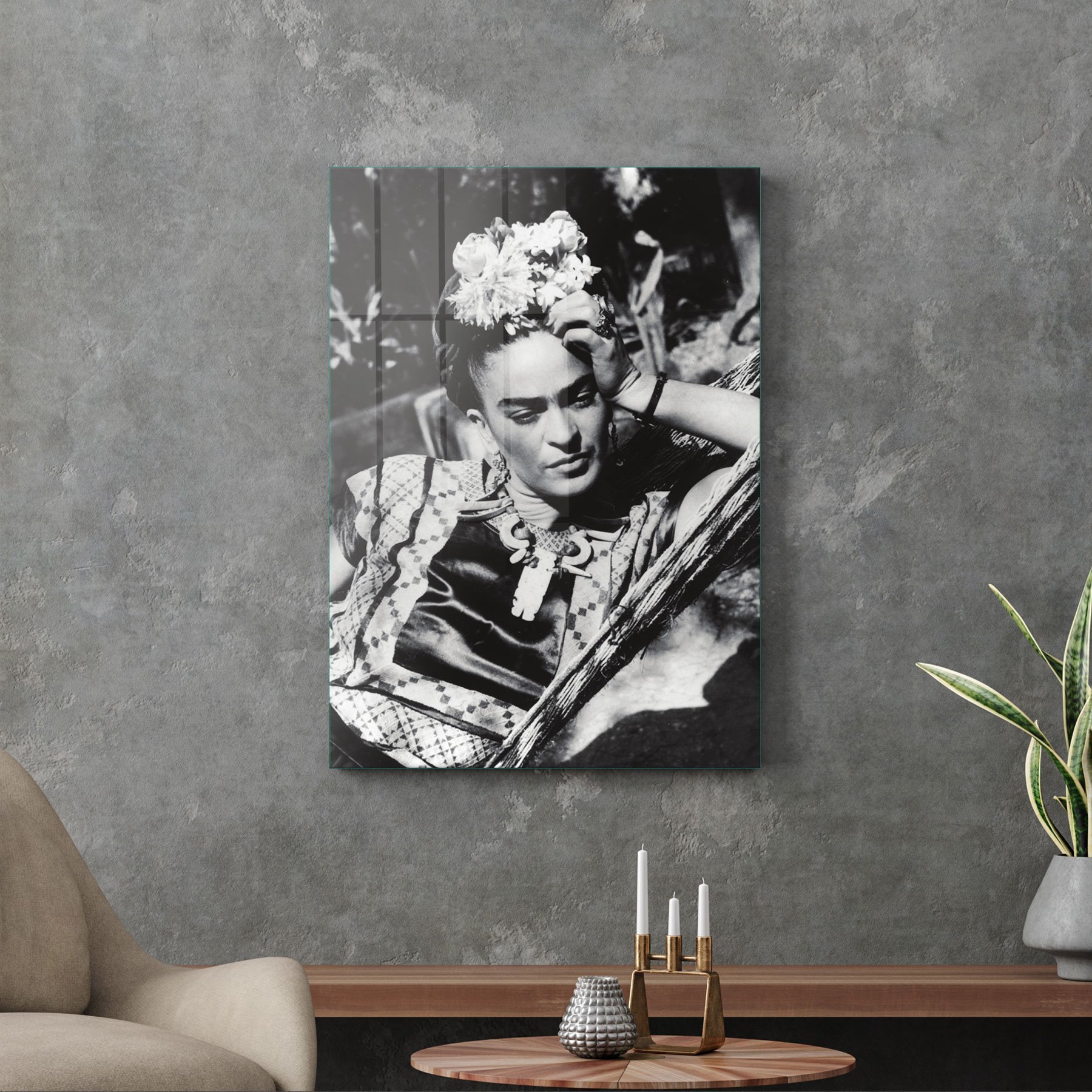Picture of Decovetro Cam Tablo Frida Kahlo 50x70 cm