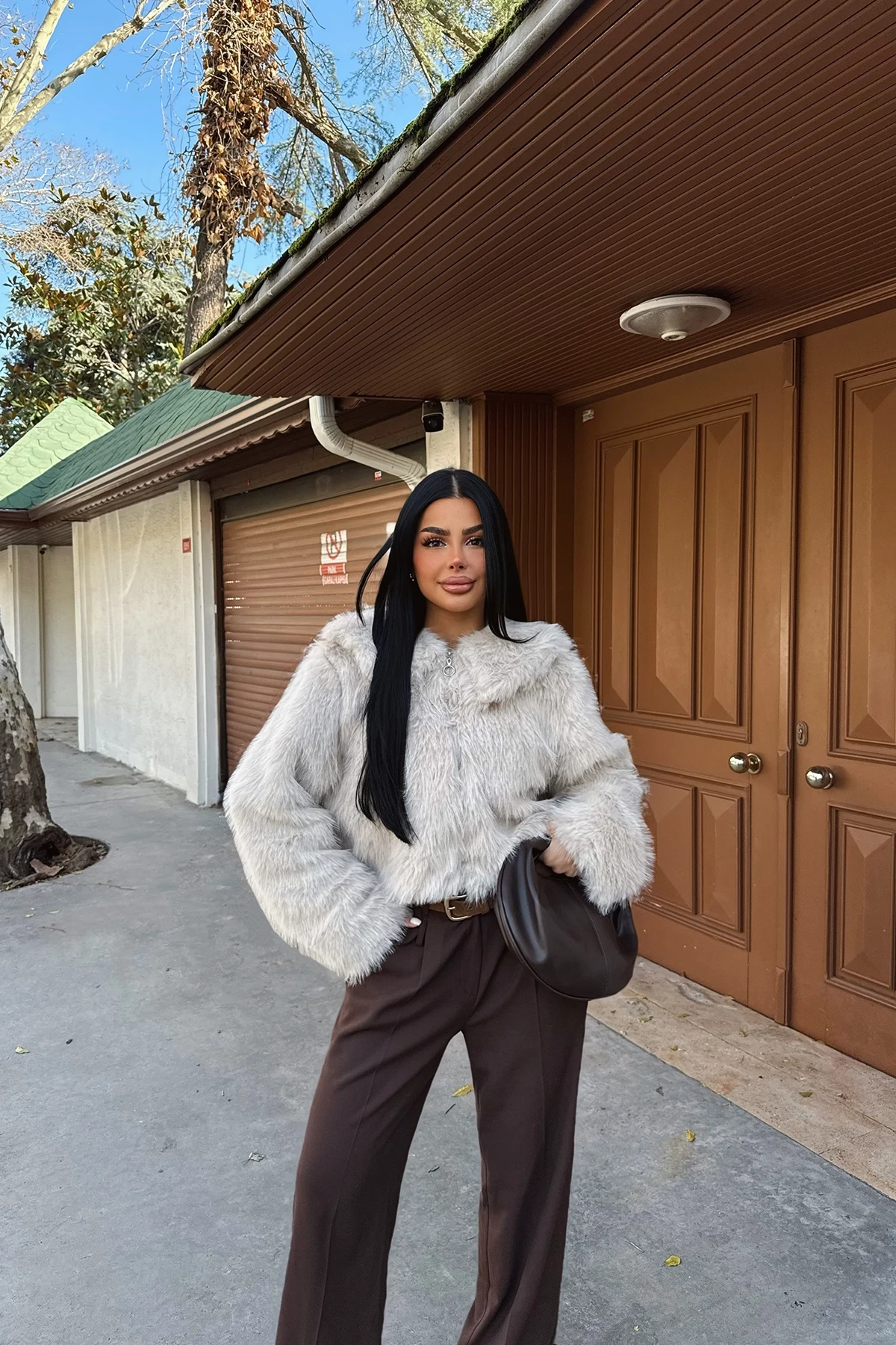 Picture of Cream Fausta Fur