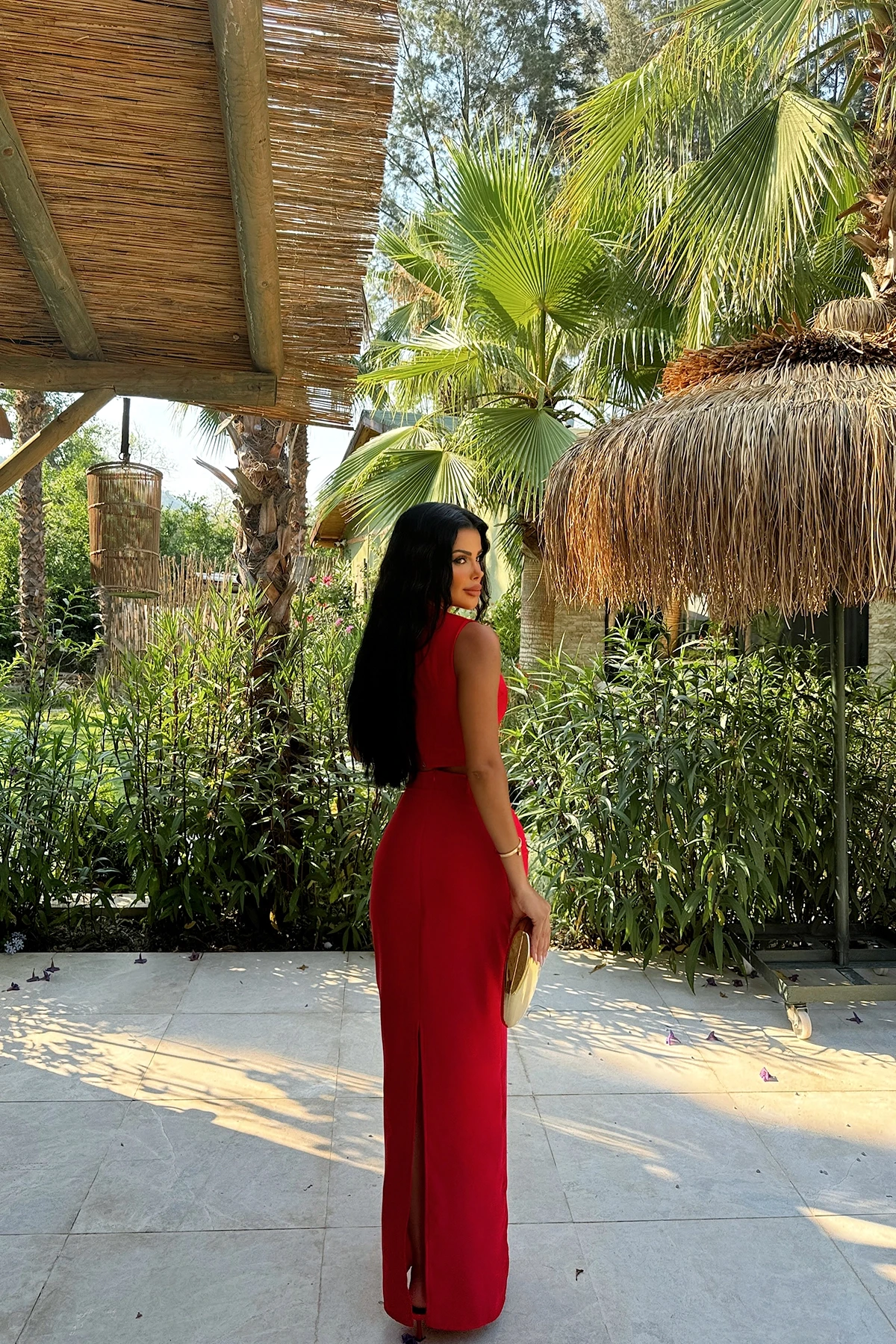 Picture of Red Bianca Double Set