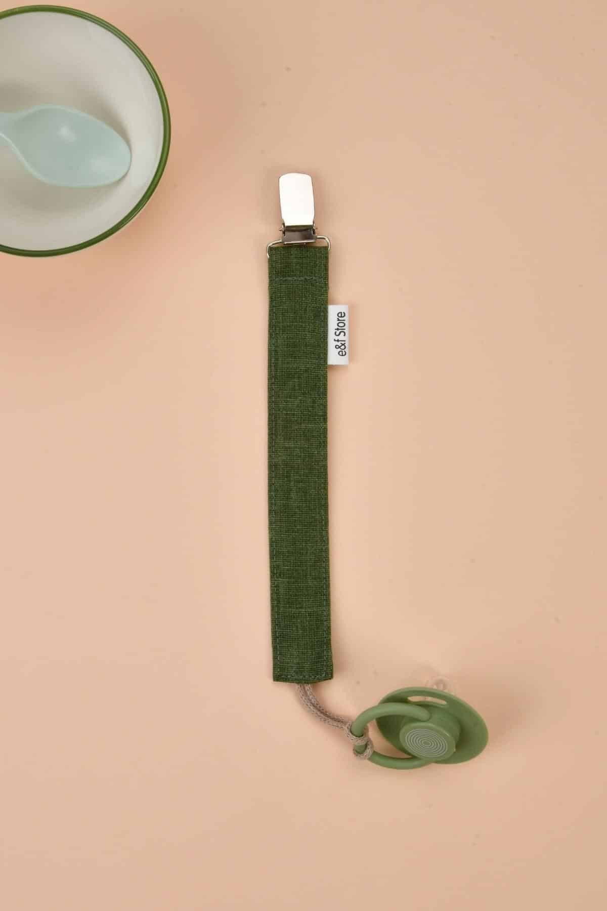 Picture of İkinci Şans - 3'lü Emzik Askısı Seti - Kiremit - Yeşil - Bej