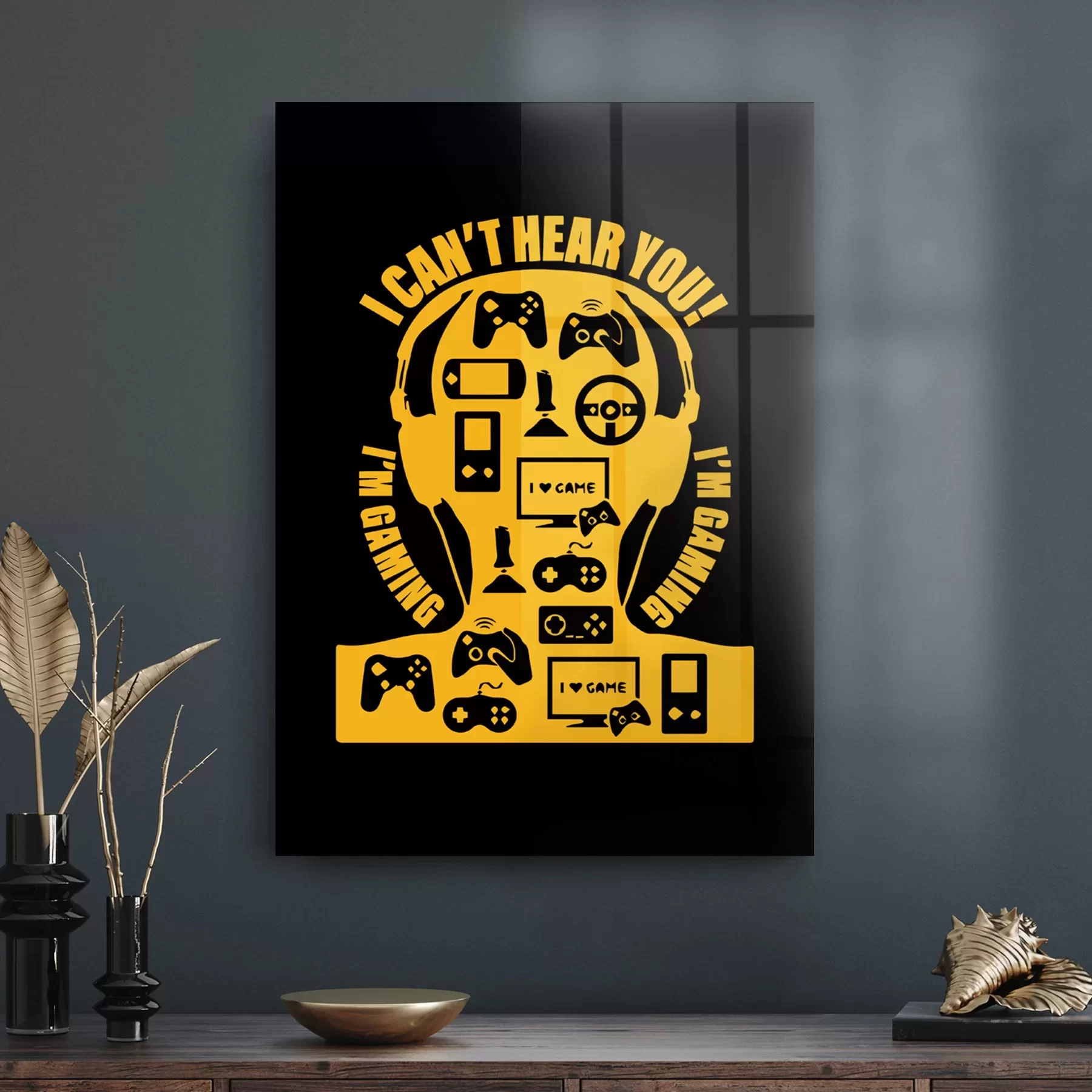 Picture of Decovetro Cam Tablo Gamer 30x40 cm