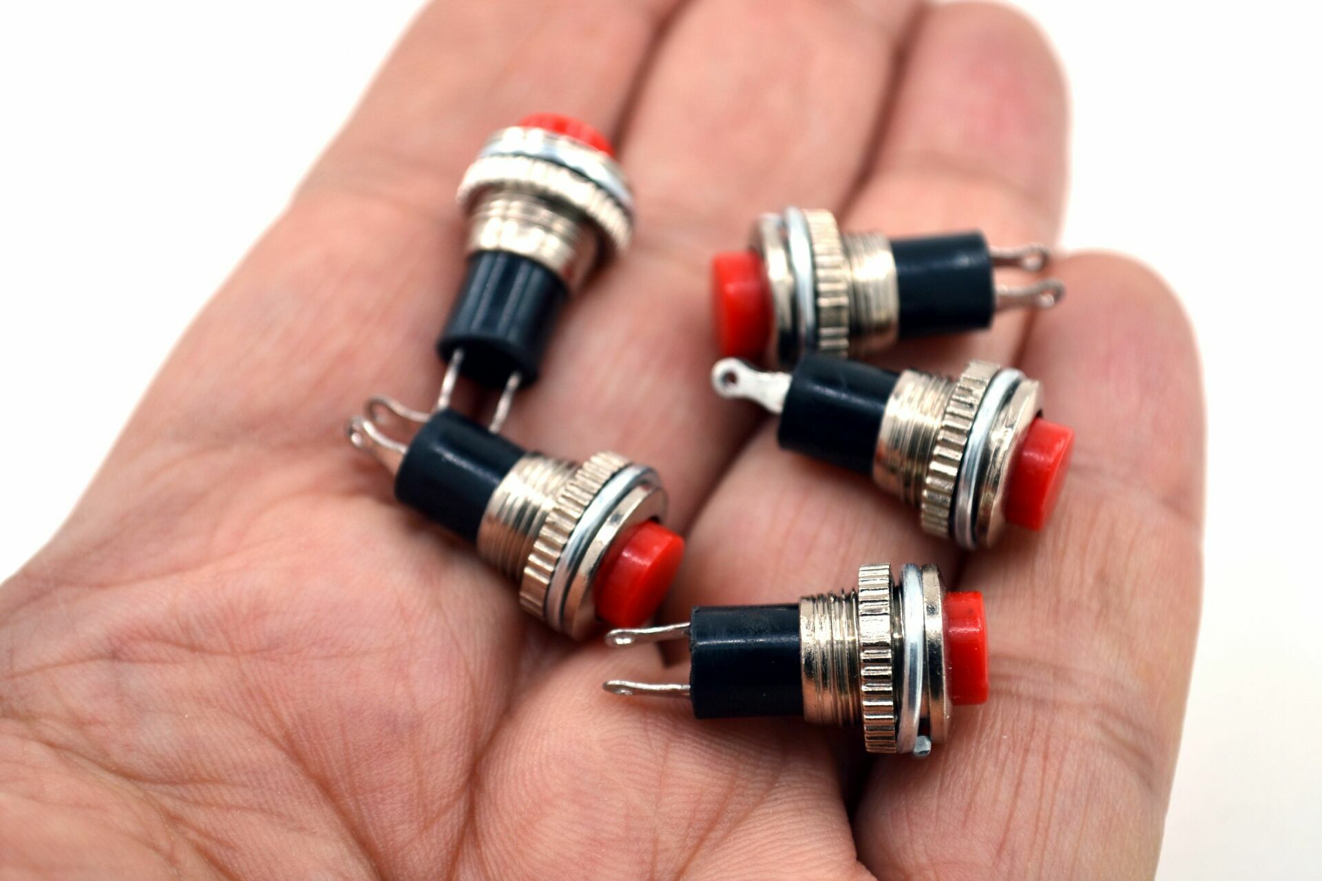 Picture of Küçük Kırmızı Buton 1-0 Metal Gövde MT-ANY06