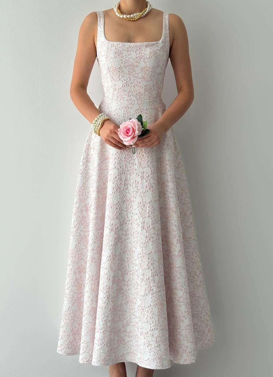 Picture of Kalf Çiçek Detaylı Elbise