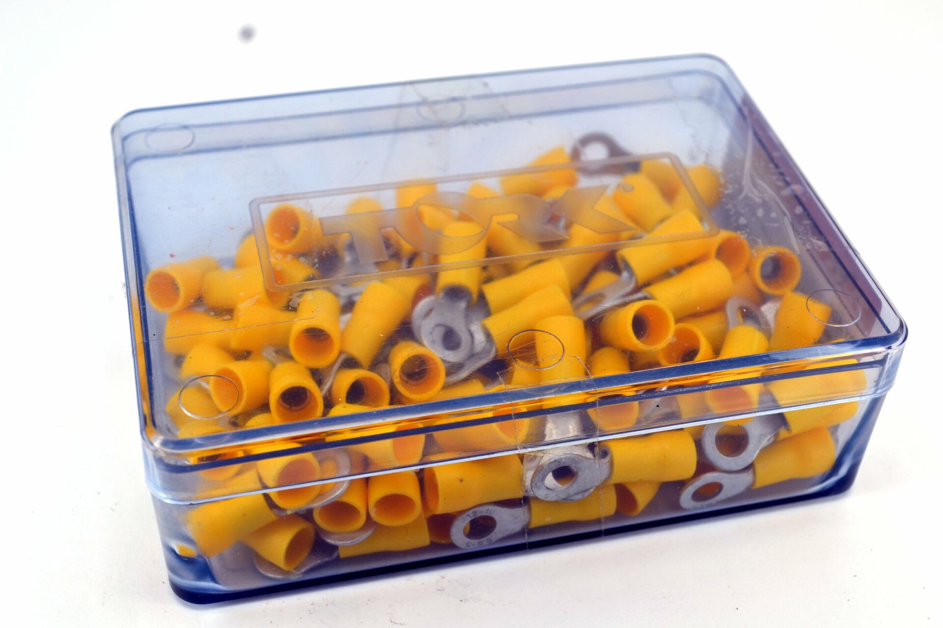 Picture of 100 Adet 4,00-6,00 Bakır Kablo Pabucu Sarı M5 Delikli Sıkmalı Sulye MT-SKS5S