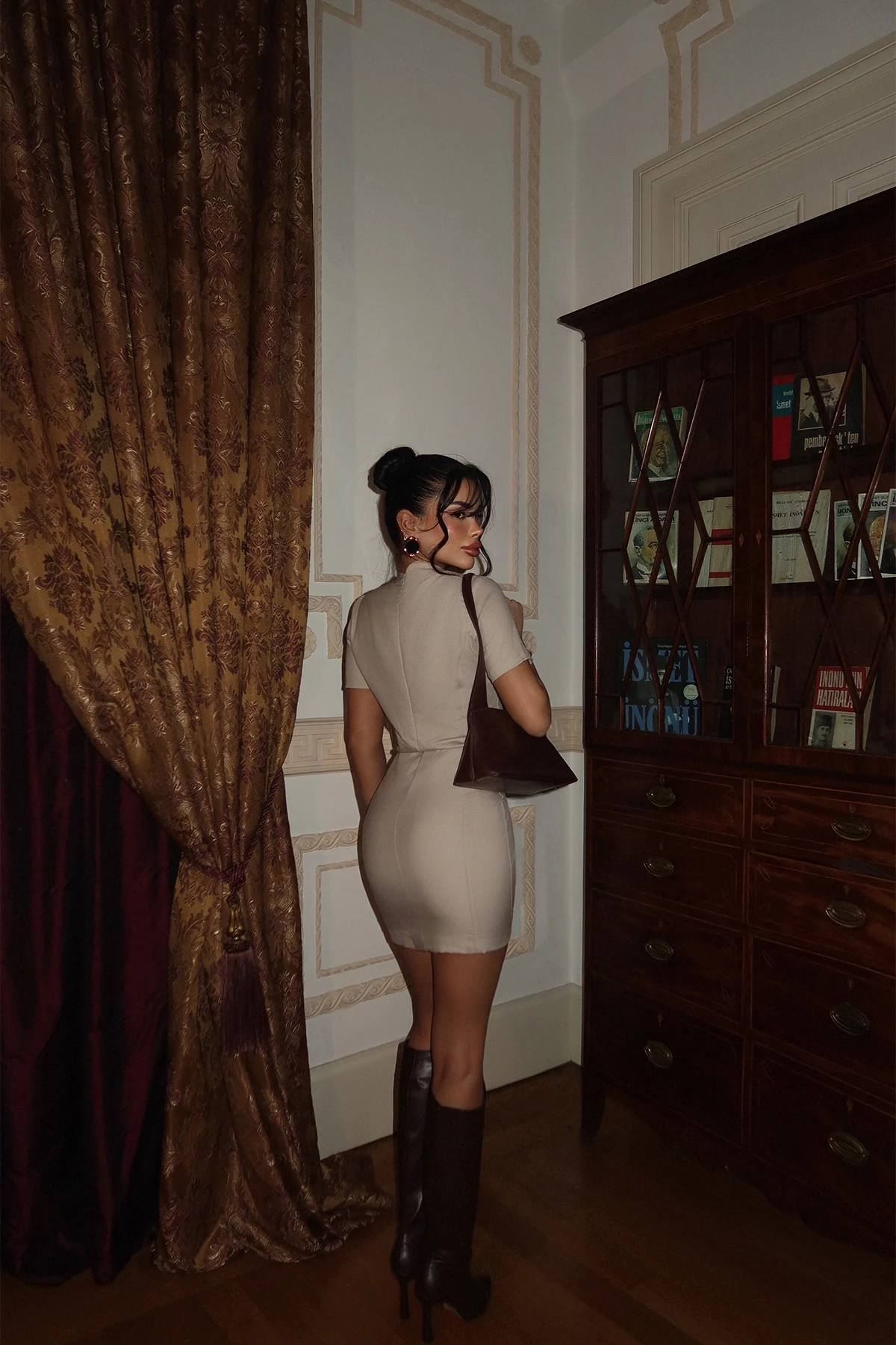 Picture of Cream Tiya Mini Dress