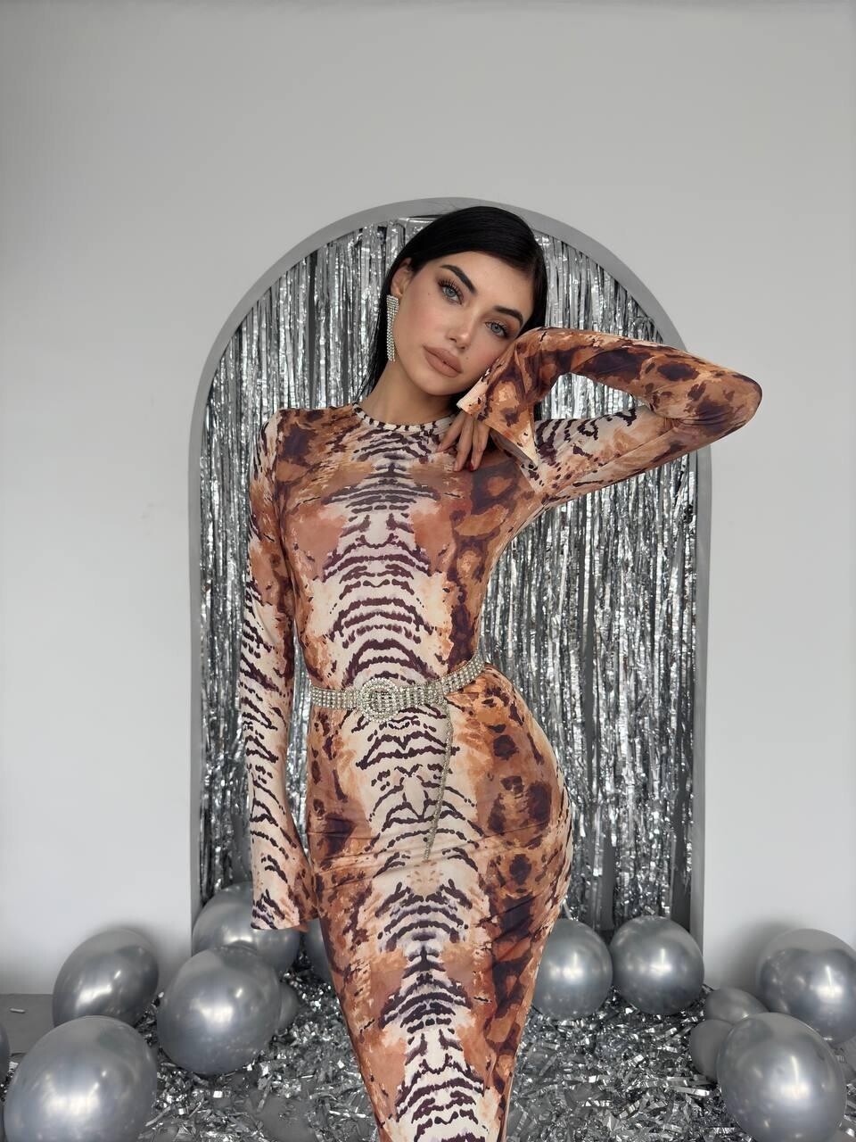 Picture of Vannes Desenli Elbise