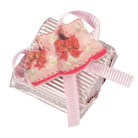 Picture of PINK SHOES - GIANDUJA FILLED MILK CHOCOLATE 2Kg