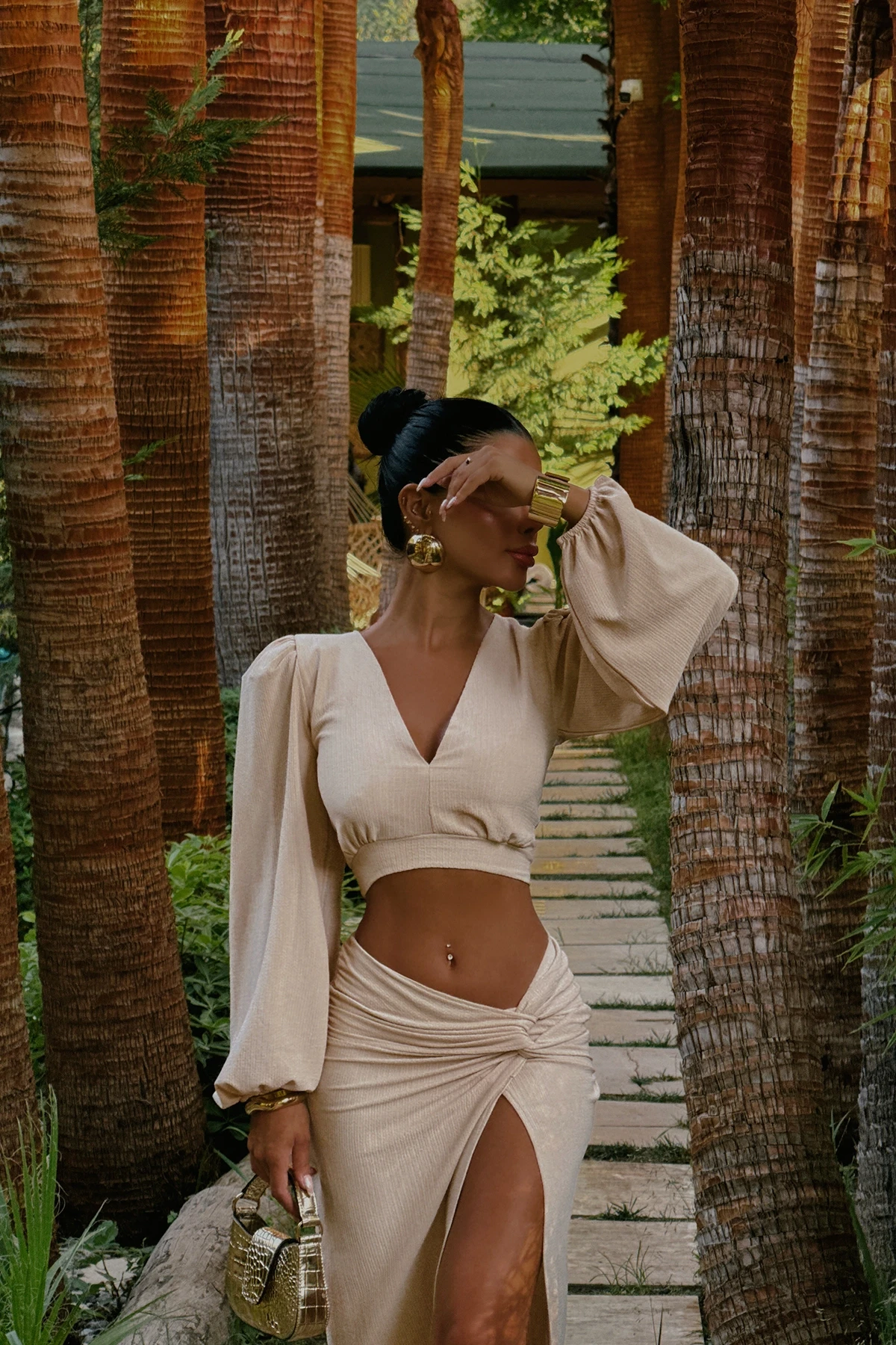 Picture of Beige Maika Bottom Top Set