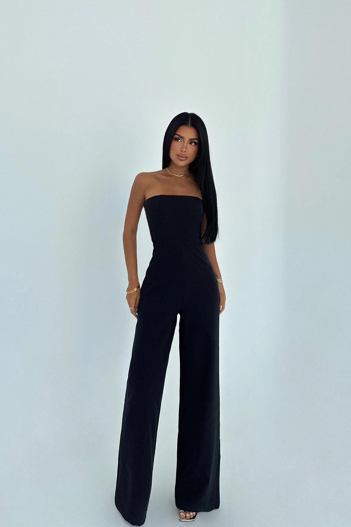 Picture of Black Strapless Jumpsuit