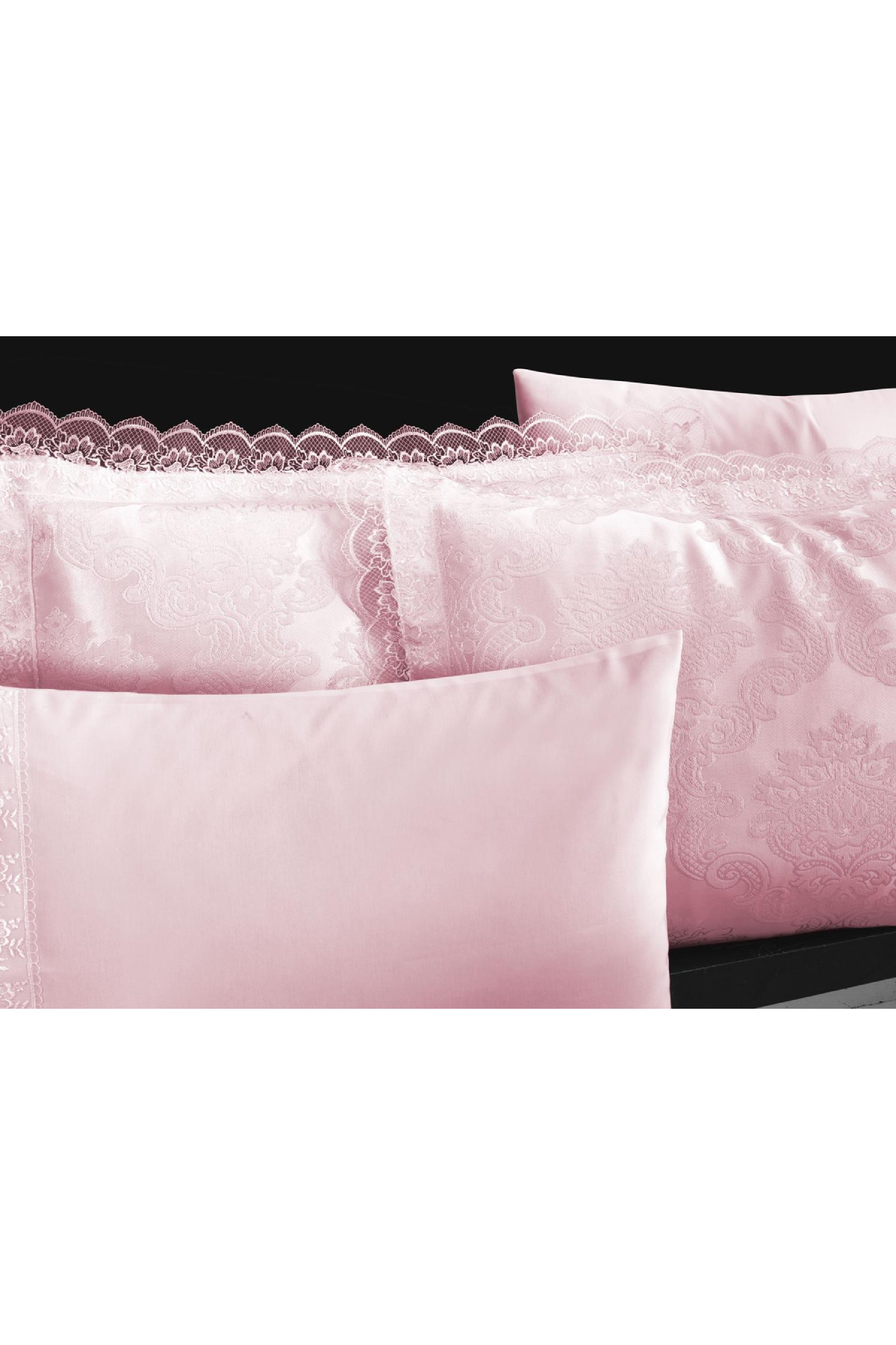 Picture of Fransız Dantelli Lalezar Gelin Seti 7 Parça Pudra