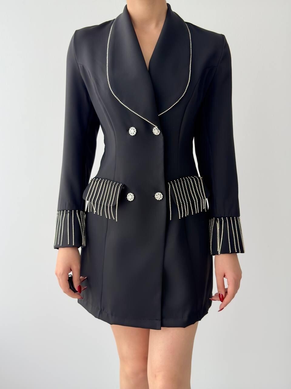 Picture of Girona Taşlı Ceket Elbise