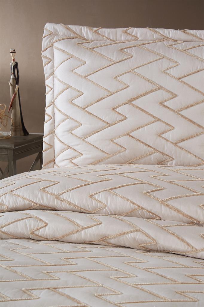 Picture of Maria Kapitoneli Tek Kişilik Yatak Örtüsü 180x240 Bej