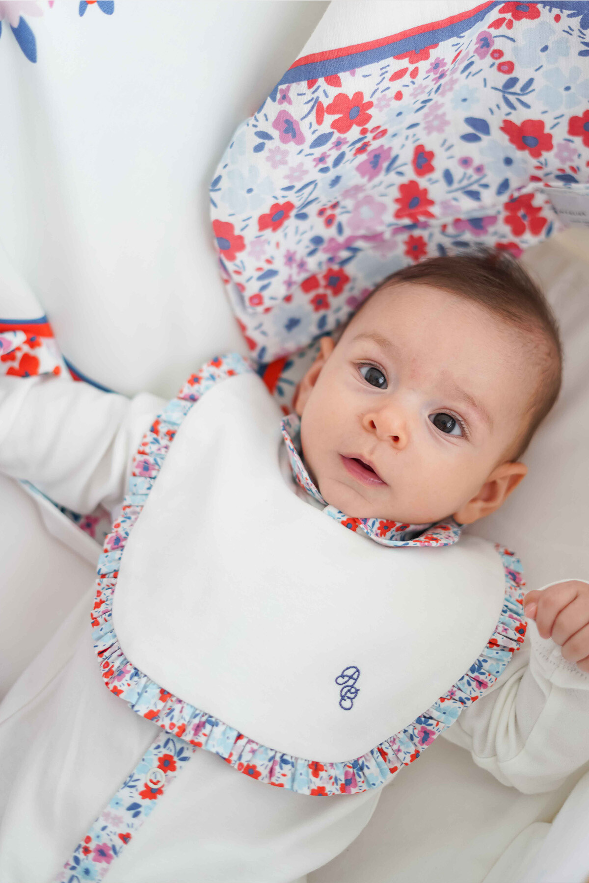 Picture of Bebek Tulum - Minik Çiçekler / Kırmızı