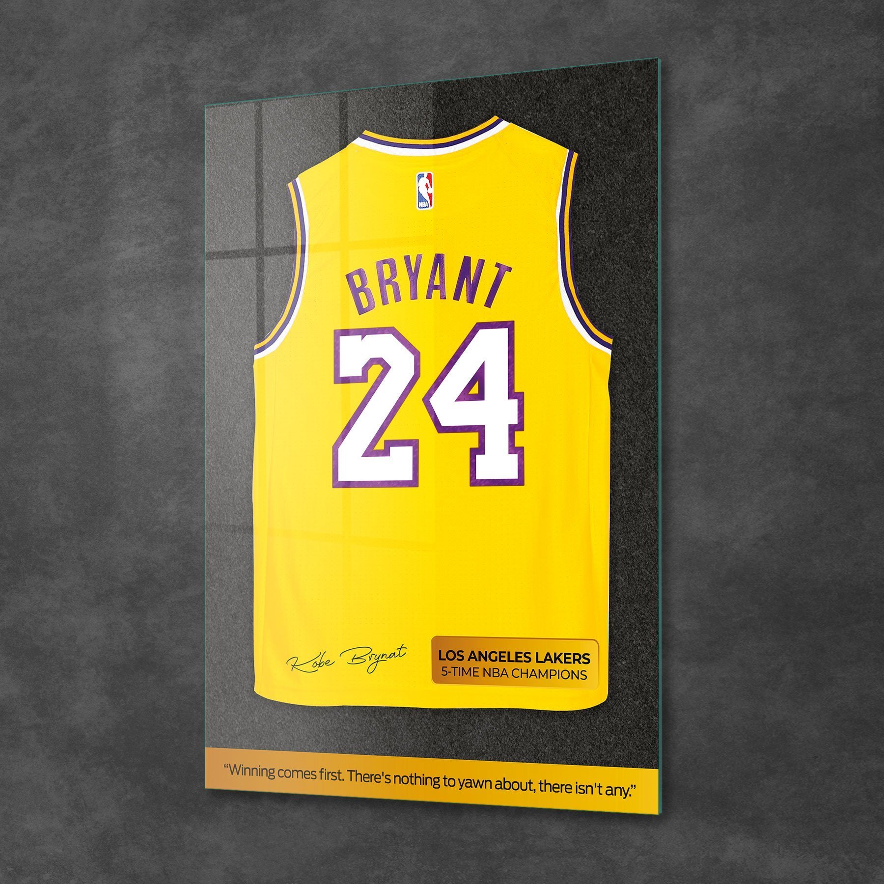 Picture of Decovetro Cam Tablo Kobe Byrant Forma 70x100 cm