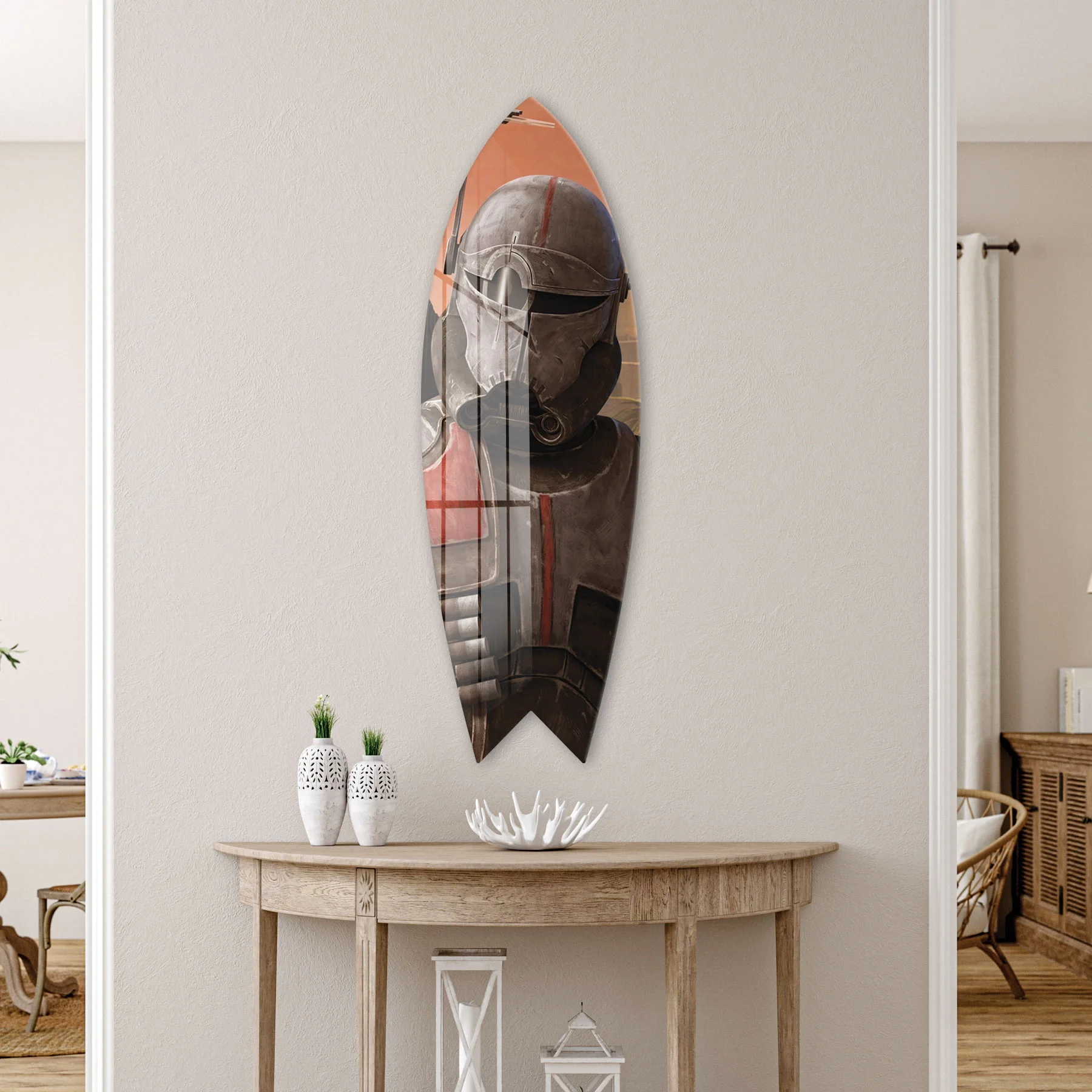 Picture of Decovetro ST 4098 Dekoratif Cam Sörf Tahtası 33x100 Cm