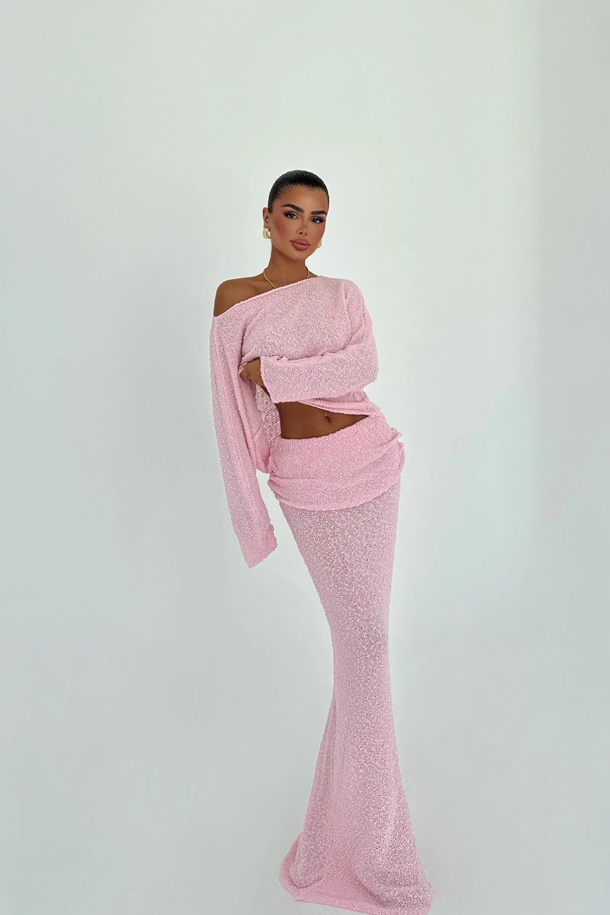 Picture of Pink Skirt Suit