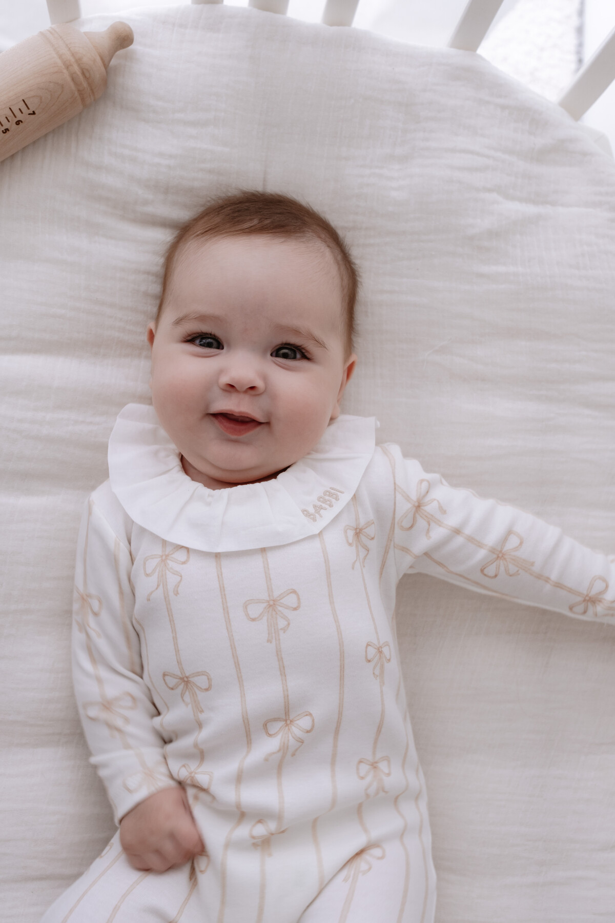 Picture of Bebek Tulum - Kurdele / Bej