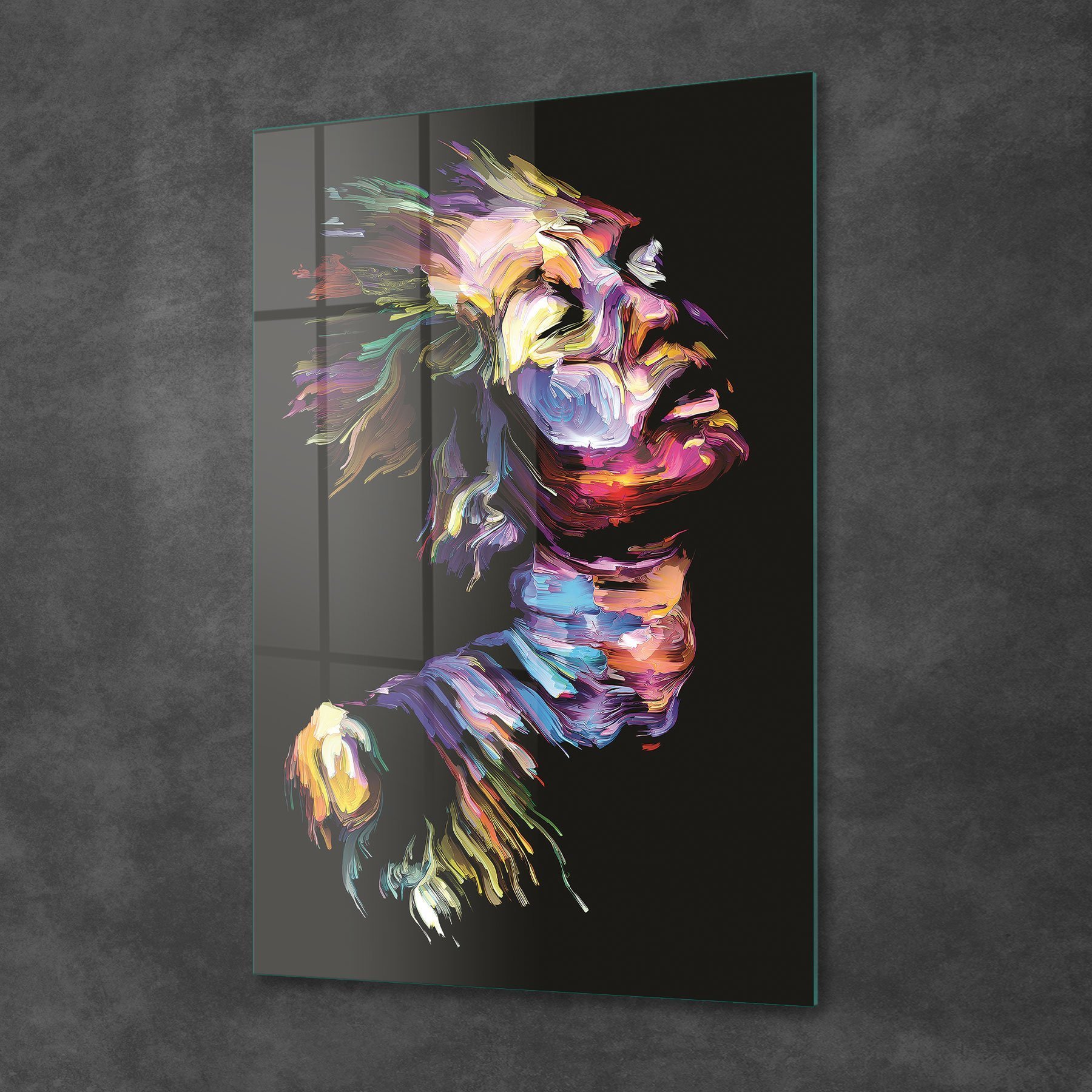 Picture of Decovetro Cam Tablo Abstract Kadın Portresi 70x100 cm