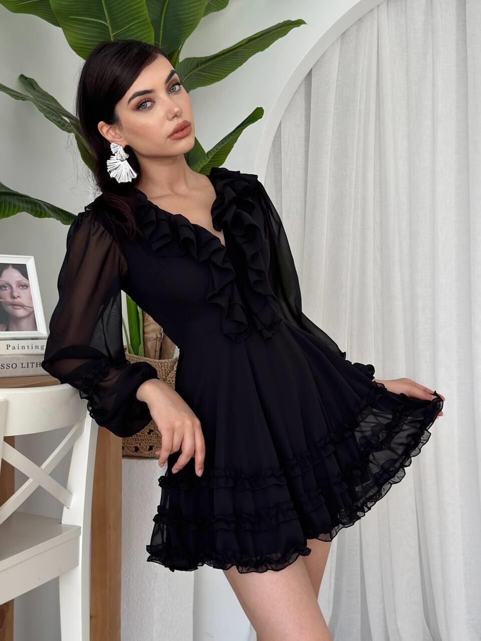 Picture of Osıes Fırfırlı Elbise