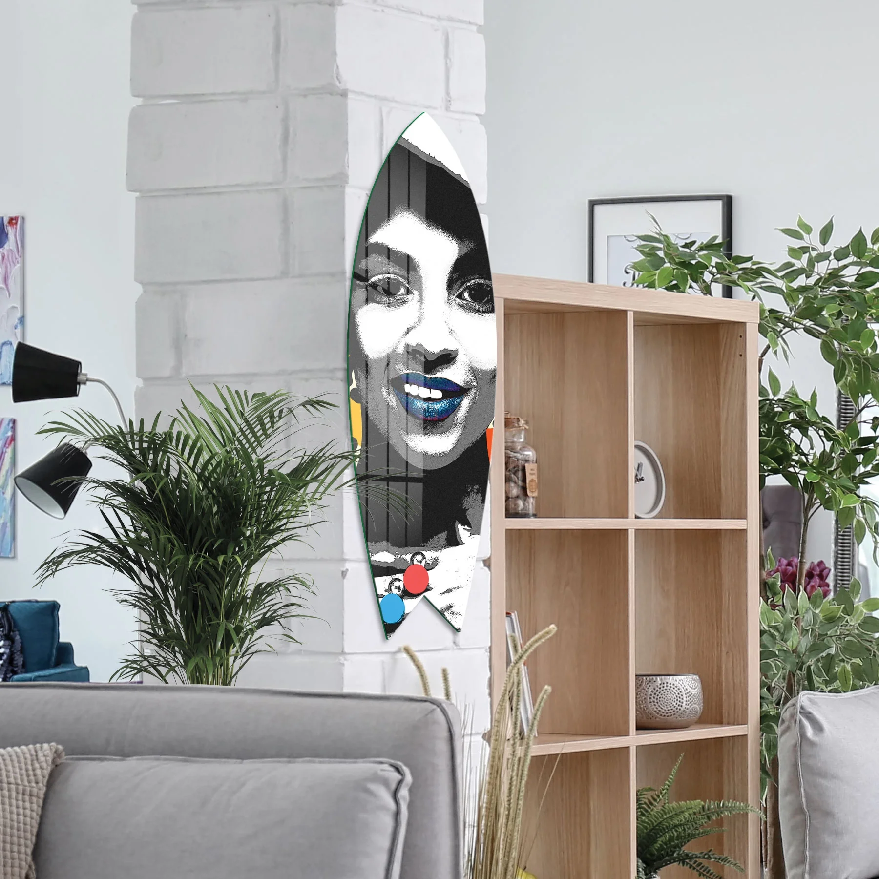 Picture of Decovetro ST 4086 Dekoratif Cam Sörf Tahtası 33x100 Cm