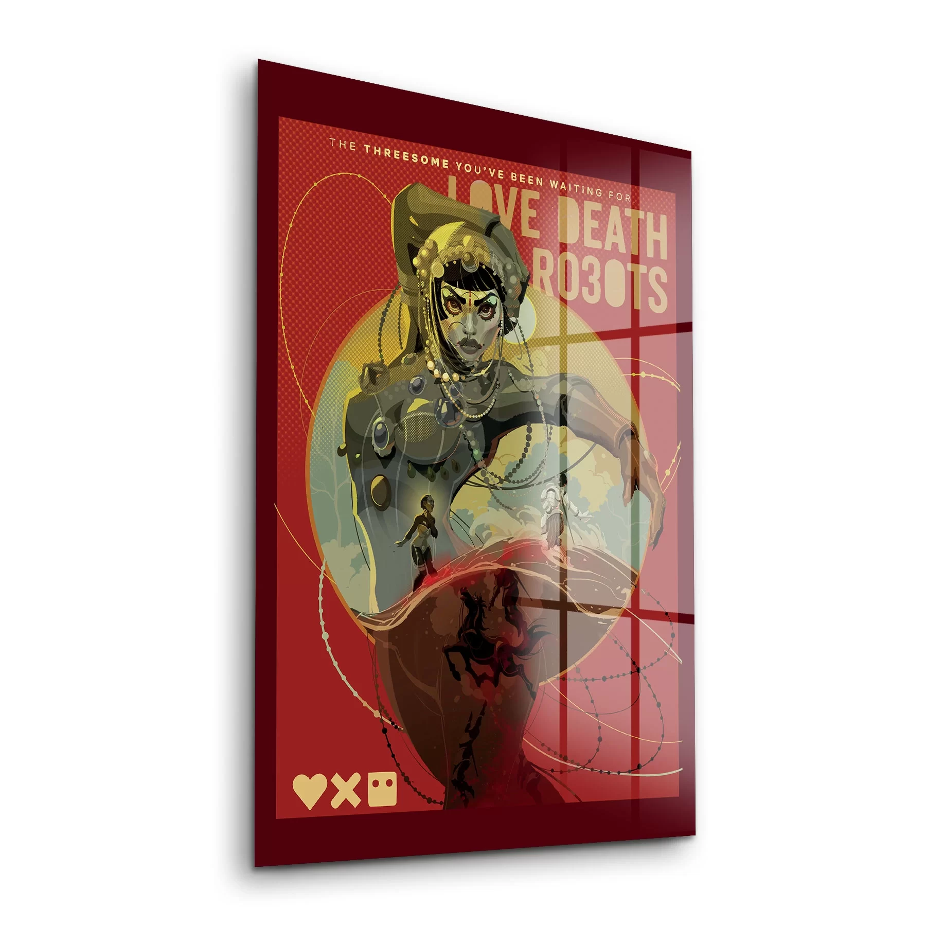 Picture of Decovetro Cam Tablo Love Death Robots Jibaro Poster 30x40 cm