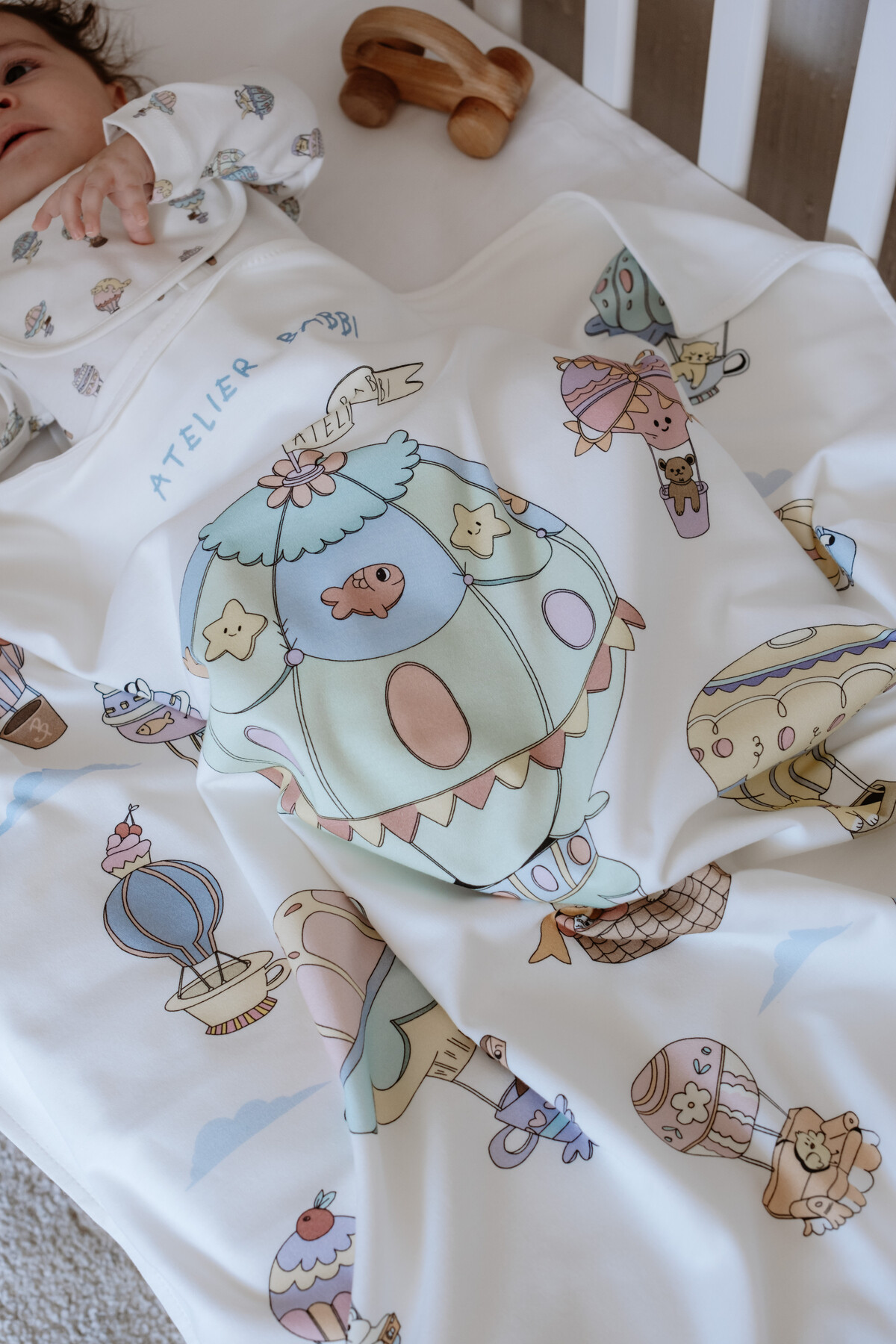 Picture of Çift Taraflı Bebek Battaniyesi - Kapadokya