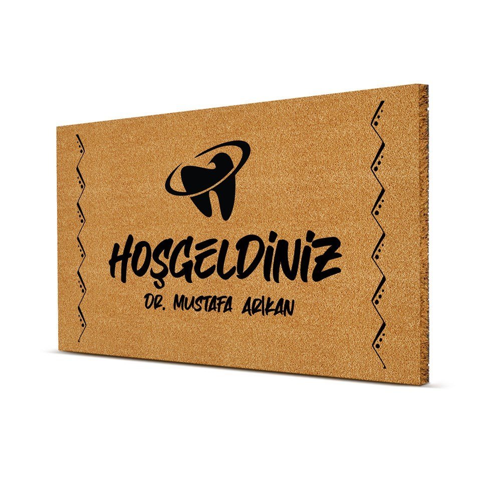 Picture of Decovetro Kişiye Özel Paspas Diş Hekimi 40 x 60 Cm