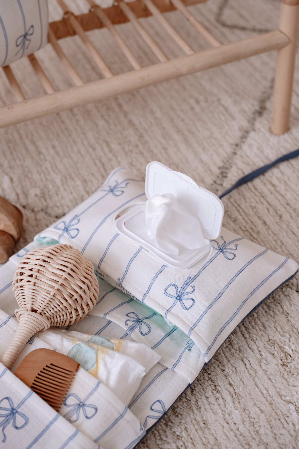 Picture of Bebek Bakım Hediye Seti - Kurdele / Mavi