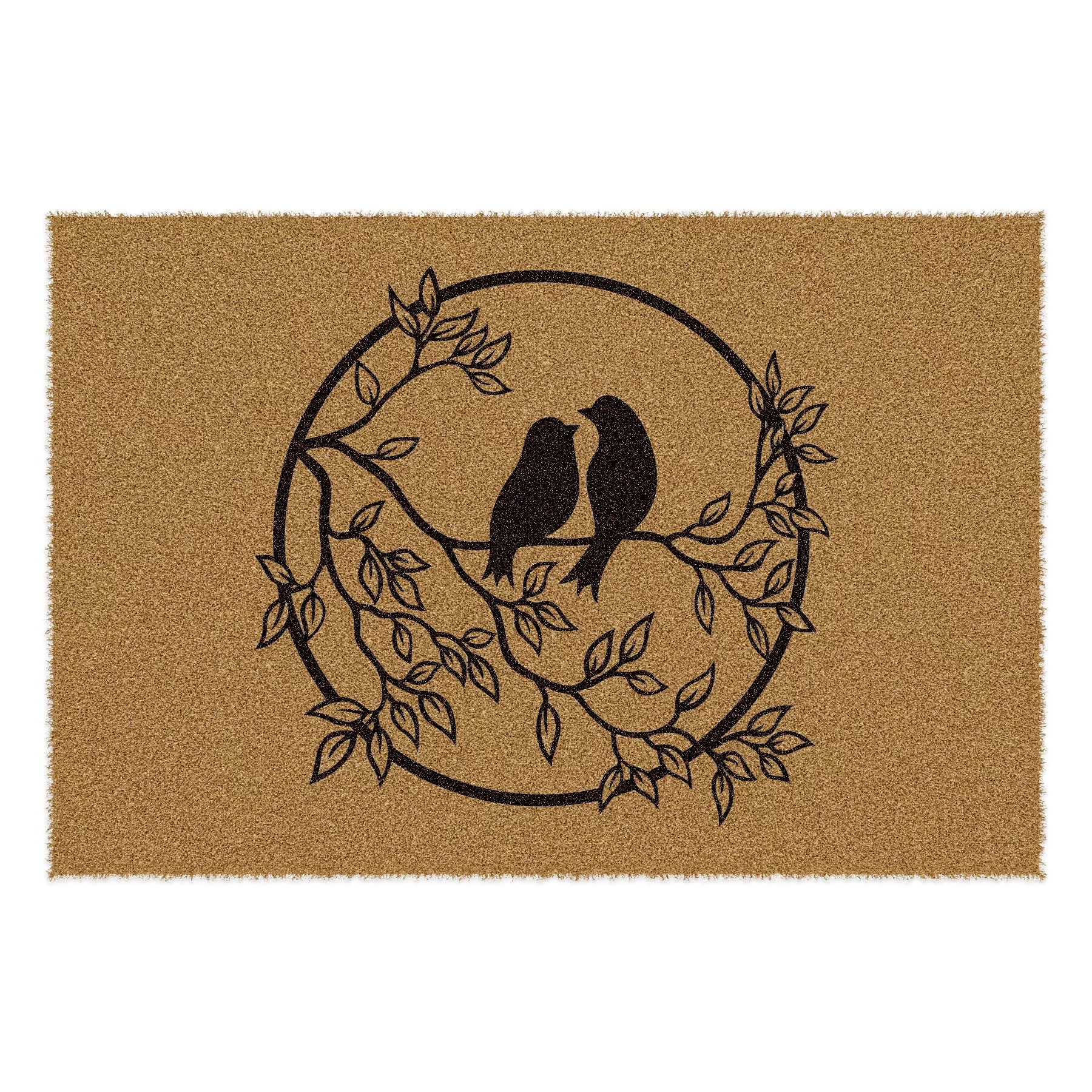 Picture of Decovetro Paspas Dekoratif Kuş Desenli Kapı Önü Paspası 40 x 60 cm