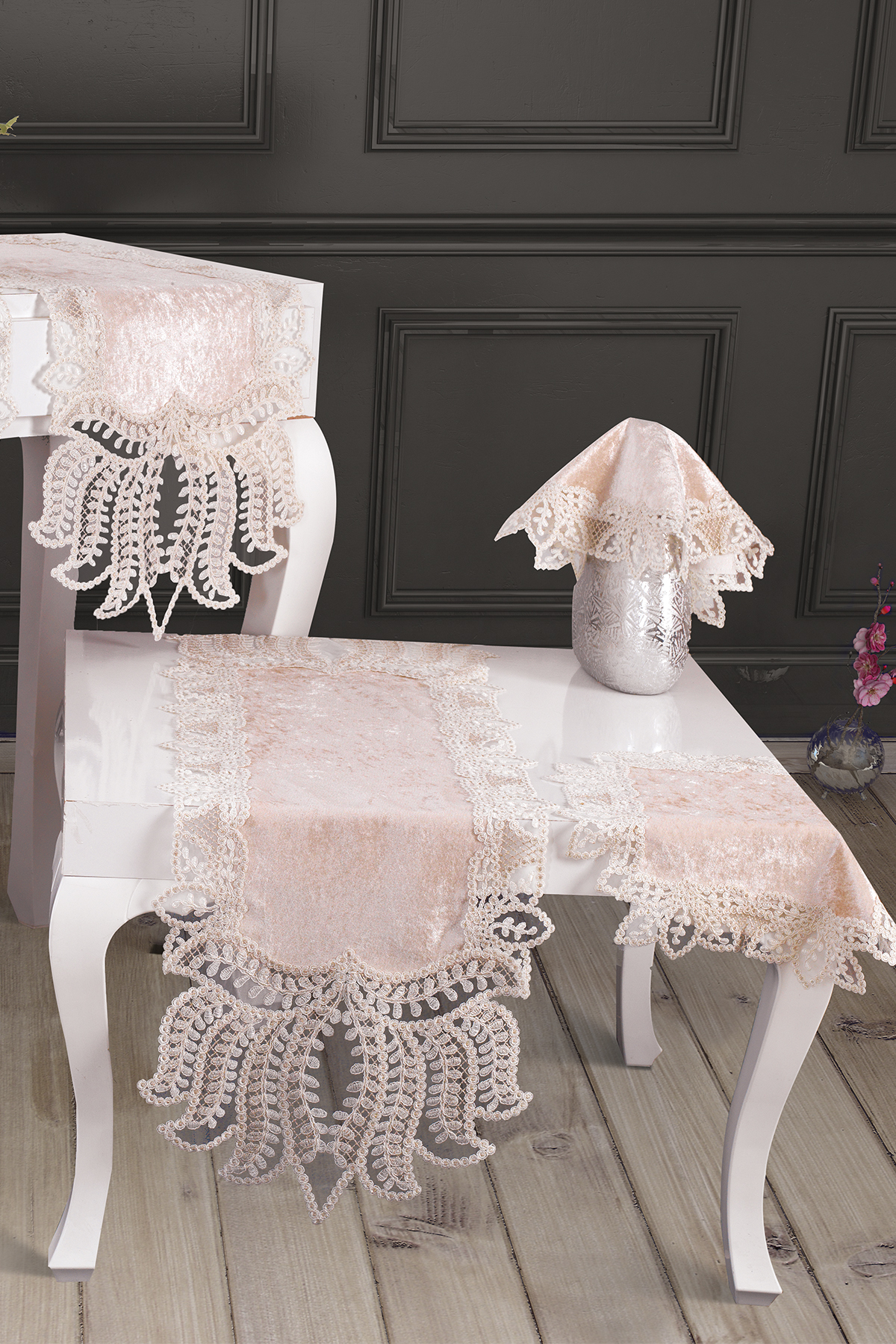 Picture of Grape Kadife Salon Takımı 5 Parça