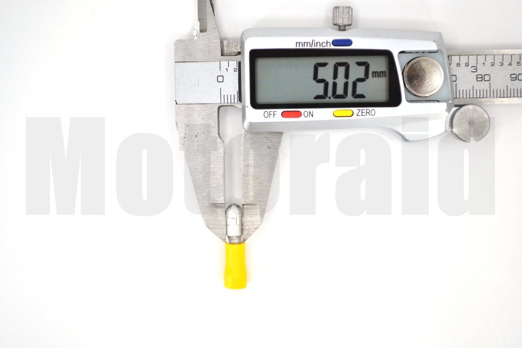 Picture of 100 Adet Yuvarlak Erkek Sarı 4,00-6,00mm Kablo Ucu Fiş