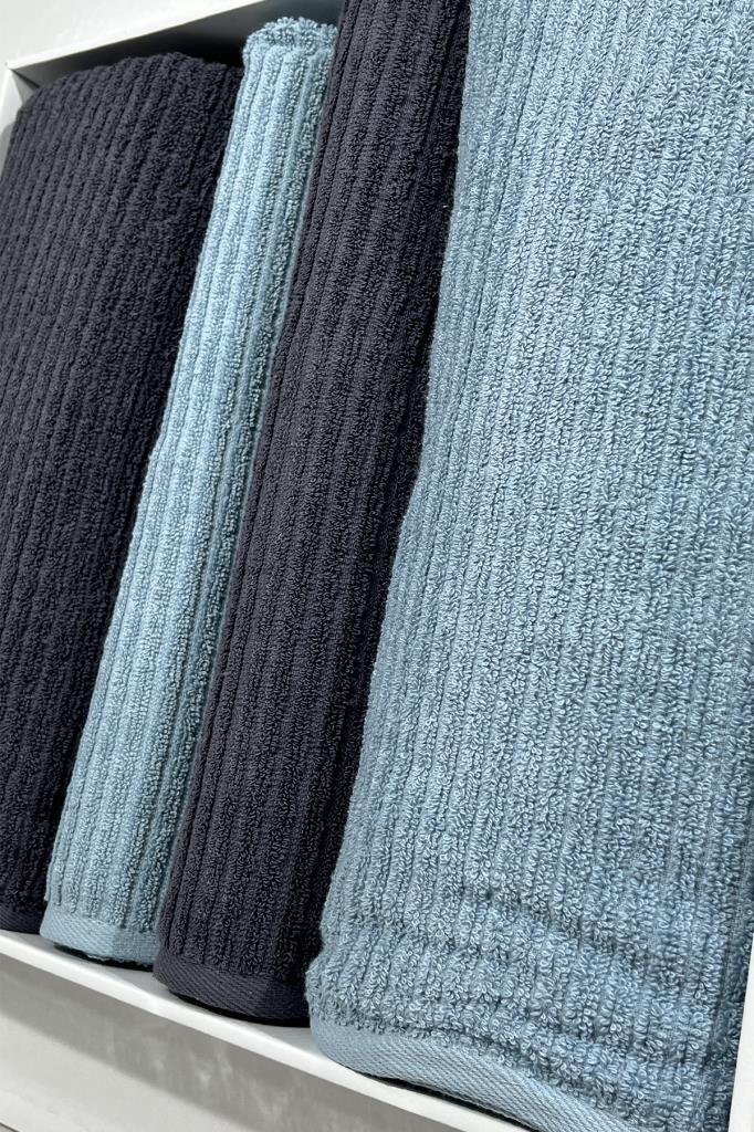 Picture of Ekol Hamam Takımı 4 Parça Antrasit - Mint