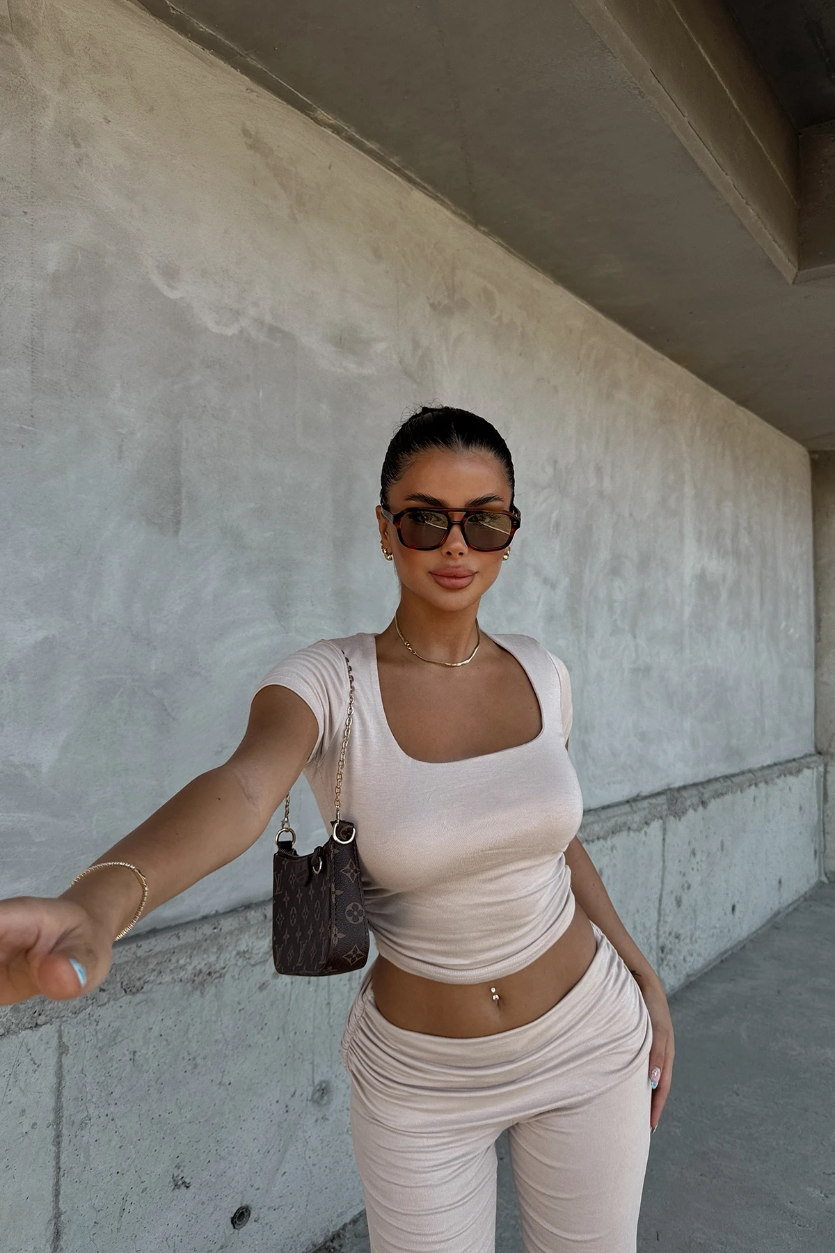 Picture of Beige Trouser Suit