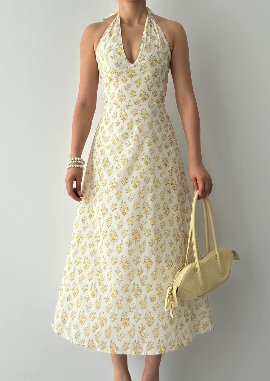 Picture of Spen Boyun Bağlamalı Elbise