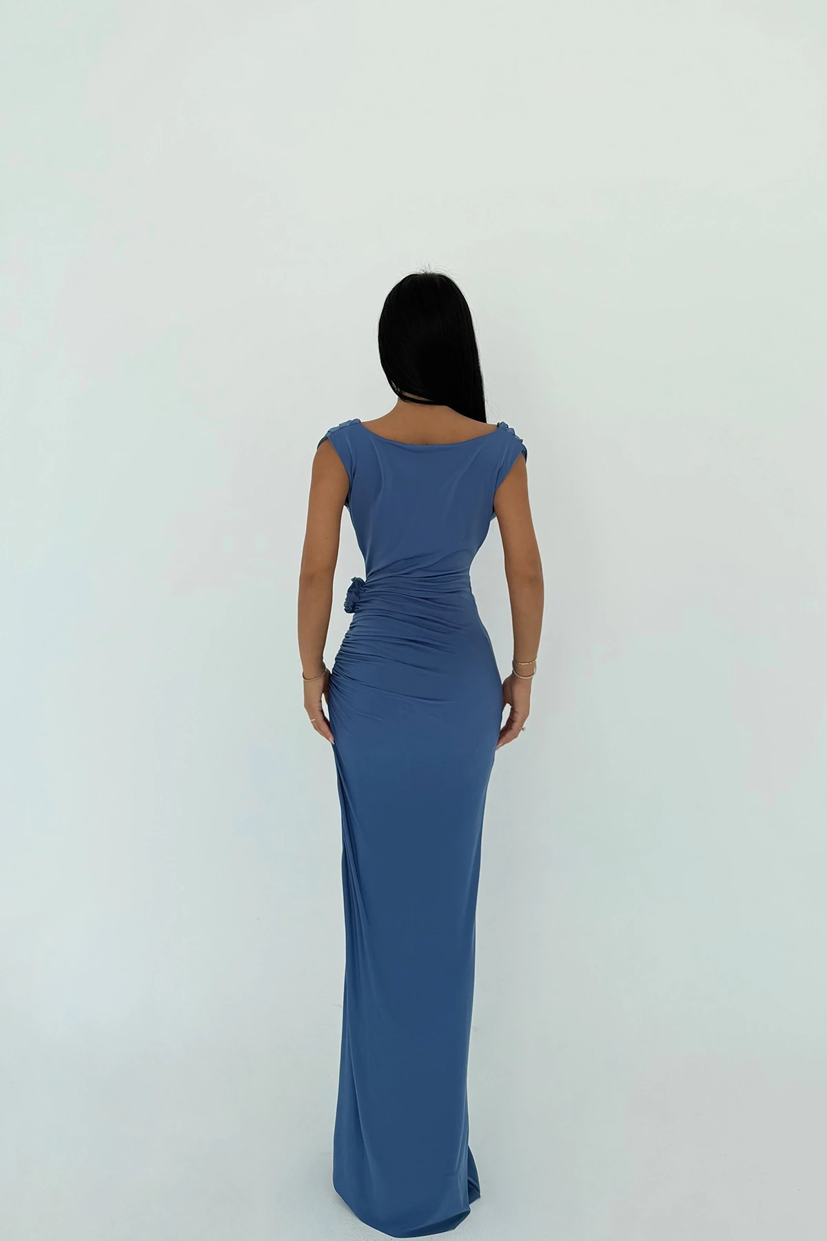 Picture of Indigo Rose Detail Dress