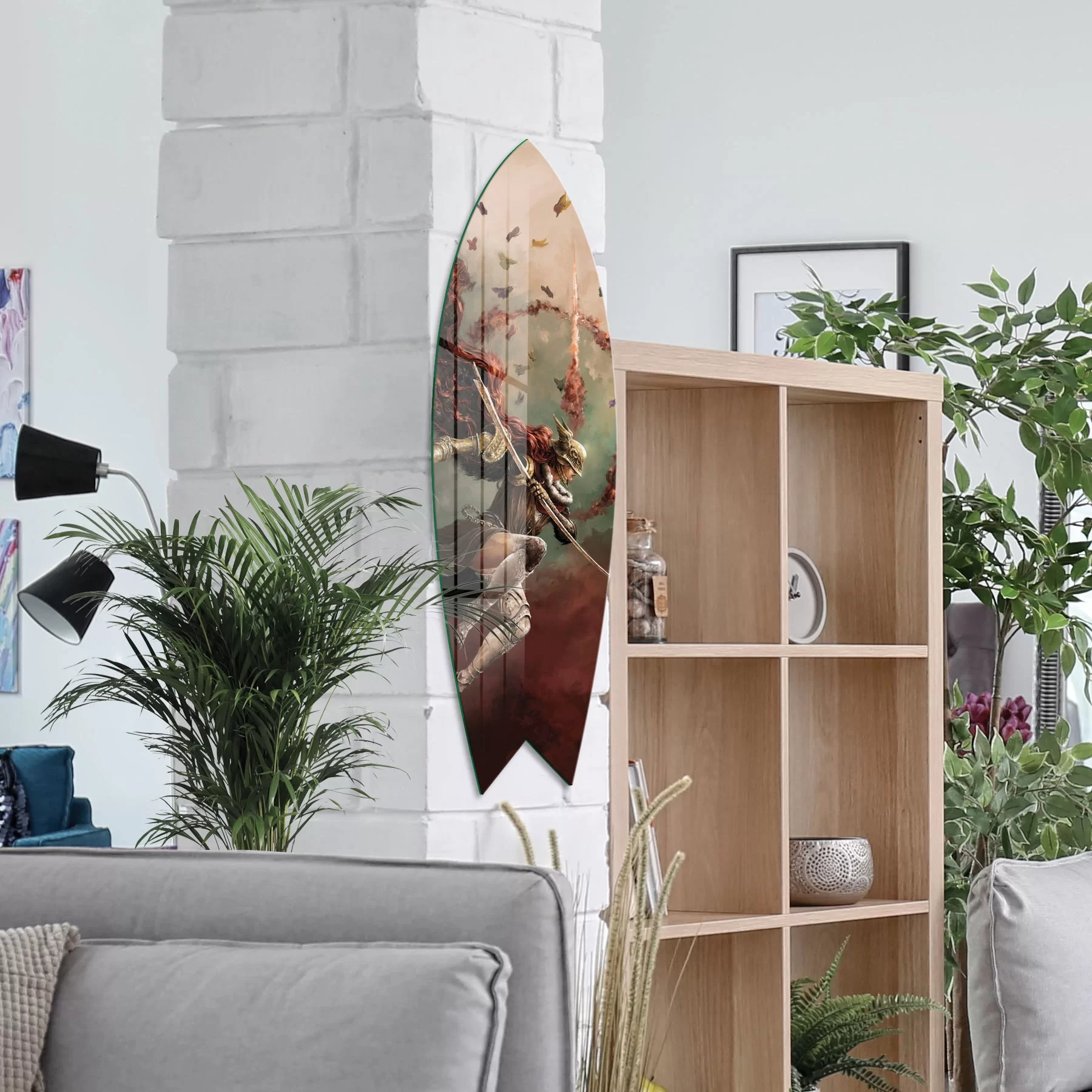 Picture of Decovetro ST 4112 Dekoratif Cam Sörf Tahtası 33x100 Cm