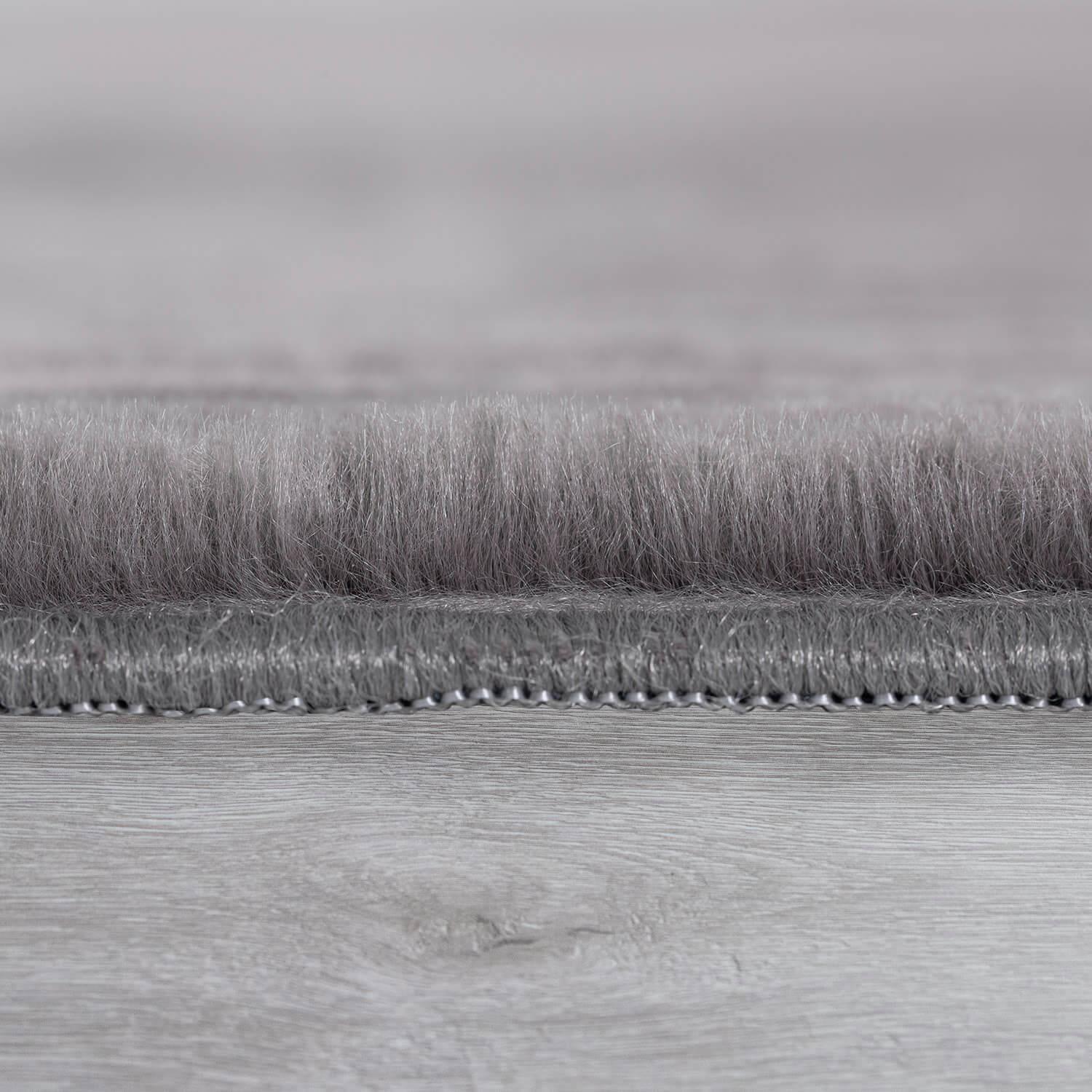 Picture of Jassrug Soft Tavşan Tüyü Kürk Halı 160x230 Antrasit