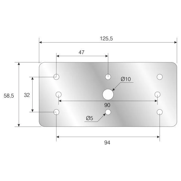 Picture of BAĞLANTI FLANŞI 58,5 X 125,5