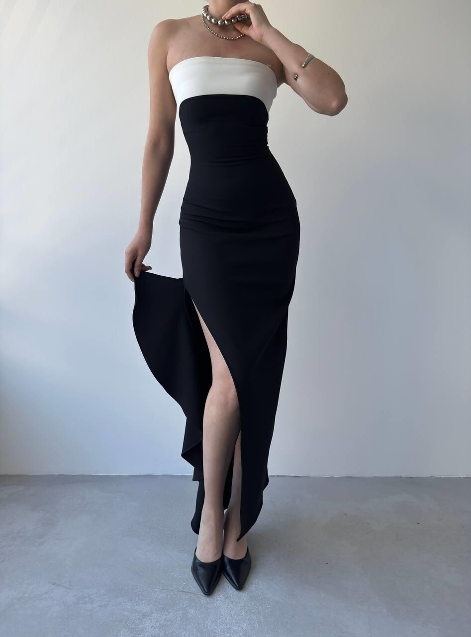 Picture of Terk Yırtmaç Detaylı Elbise