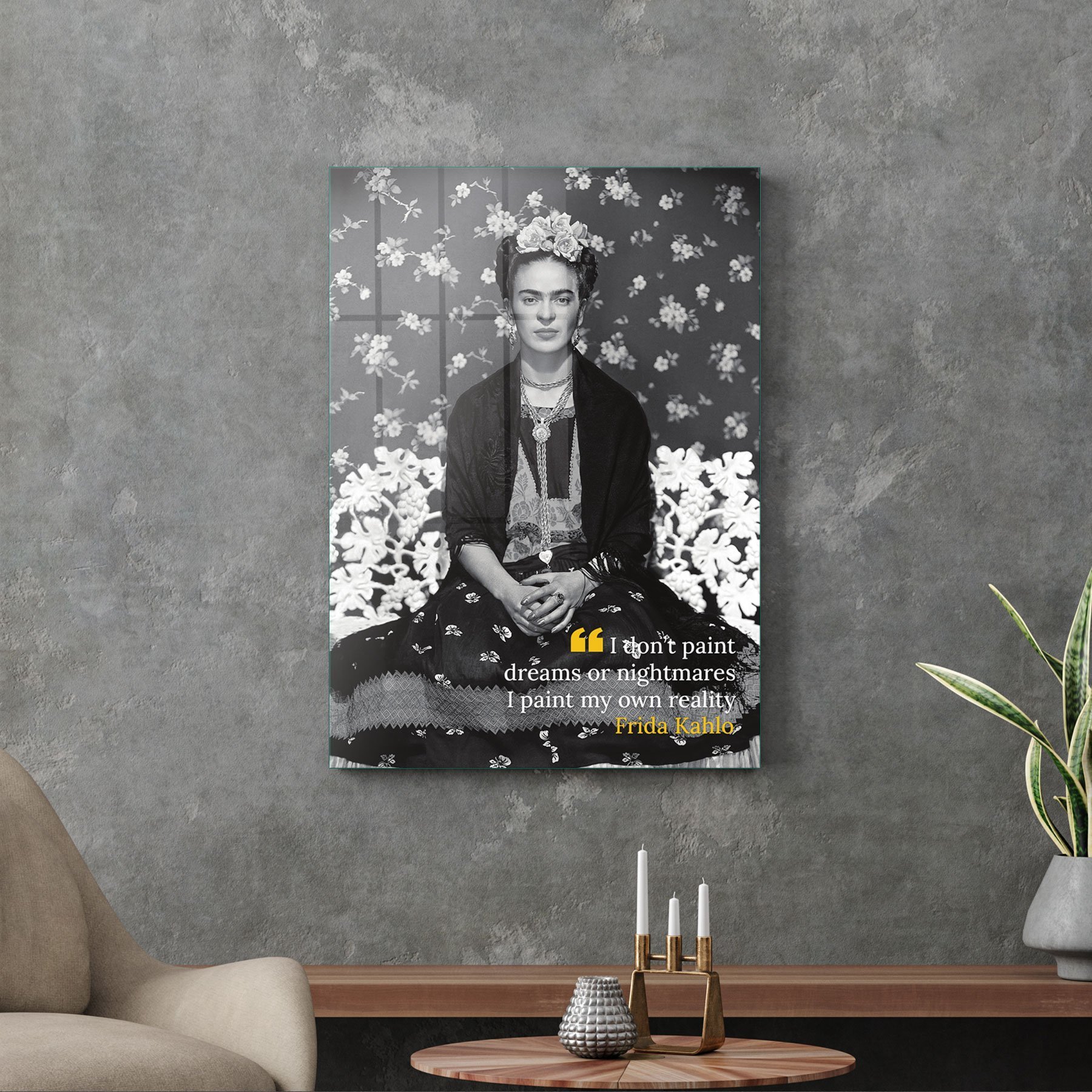 Picture of Decovetro Cam Tablo Frida Kahlo 30x40 cm