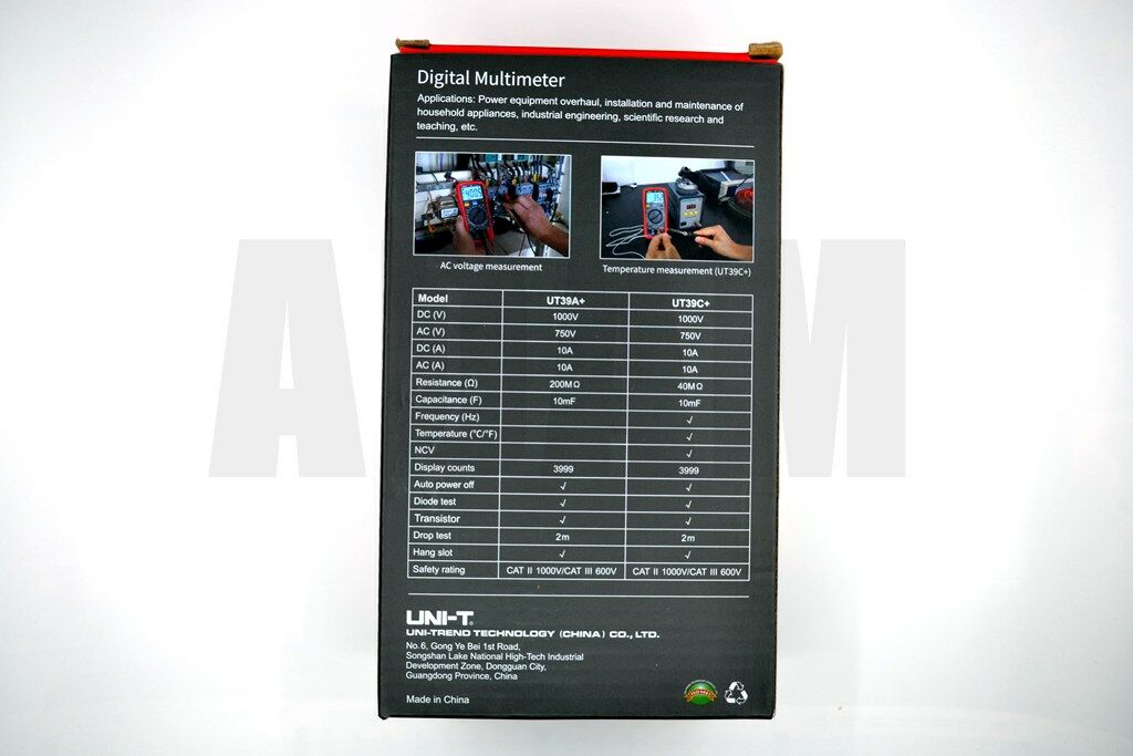 Picture of UT39C+ Dijital Multimetre AC/DC