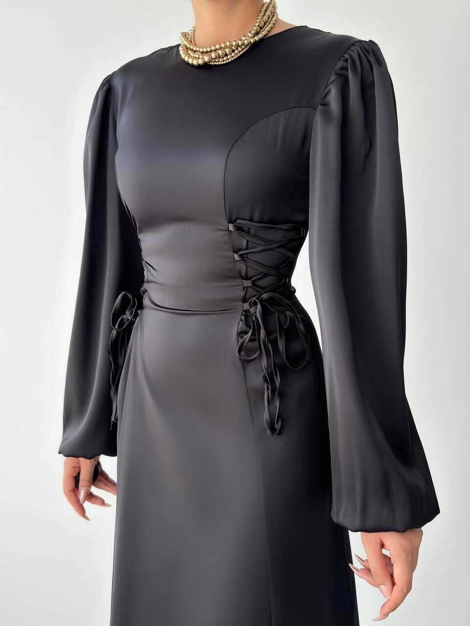 Picture of Rimini İp Detaylı Elbise