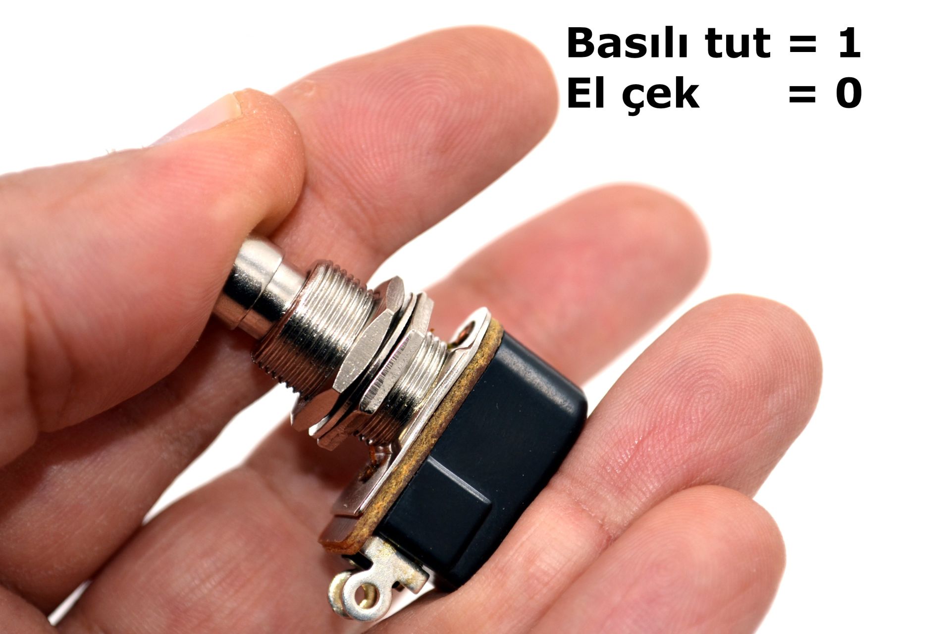 Picture of Ayak Pedal Basma 0-1 Metal Buton 2 Pin Yaylı