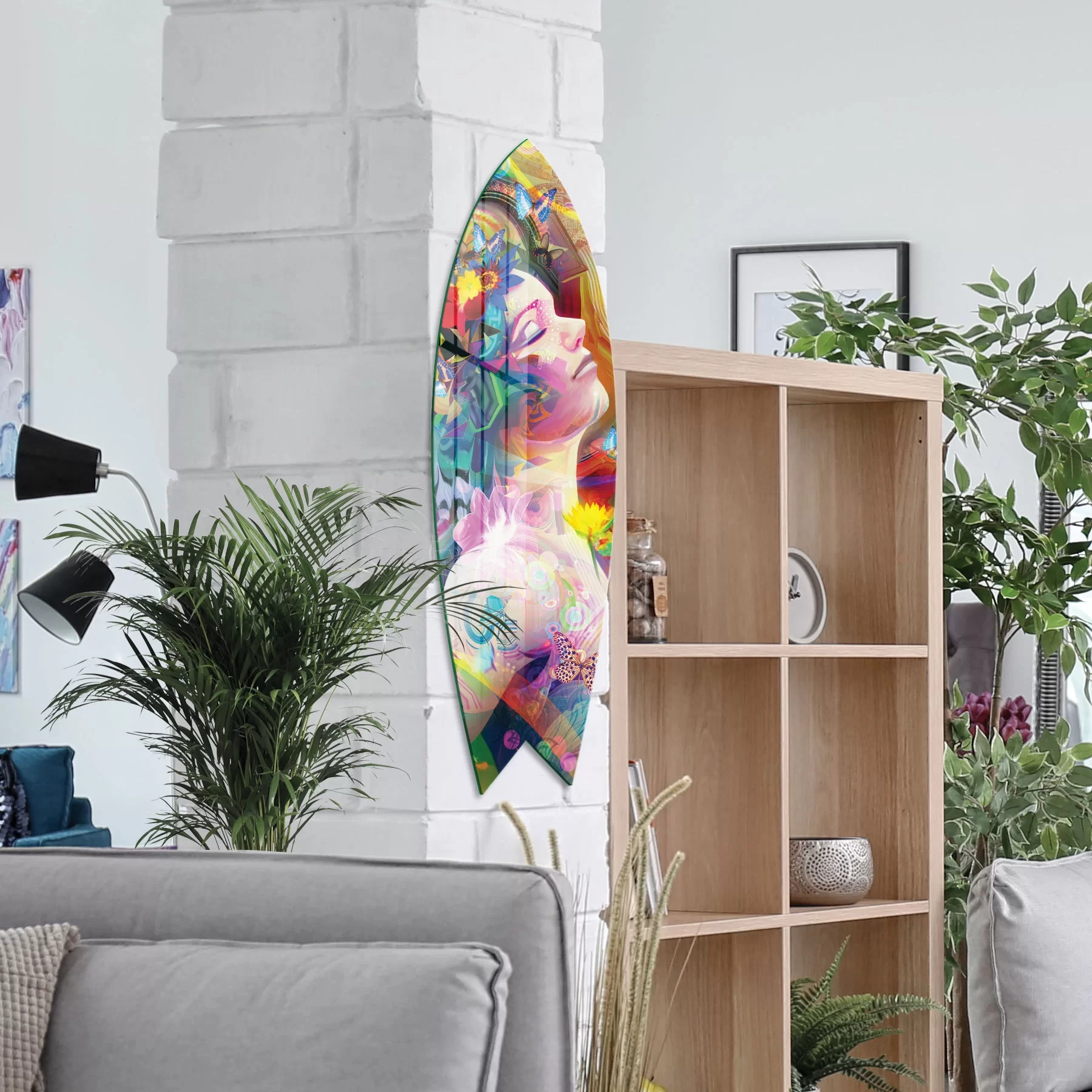 Picture of Decovetro ST 4091 Dekoratif Cam Sörf Tahtası 33x100 Cm