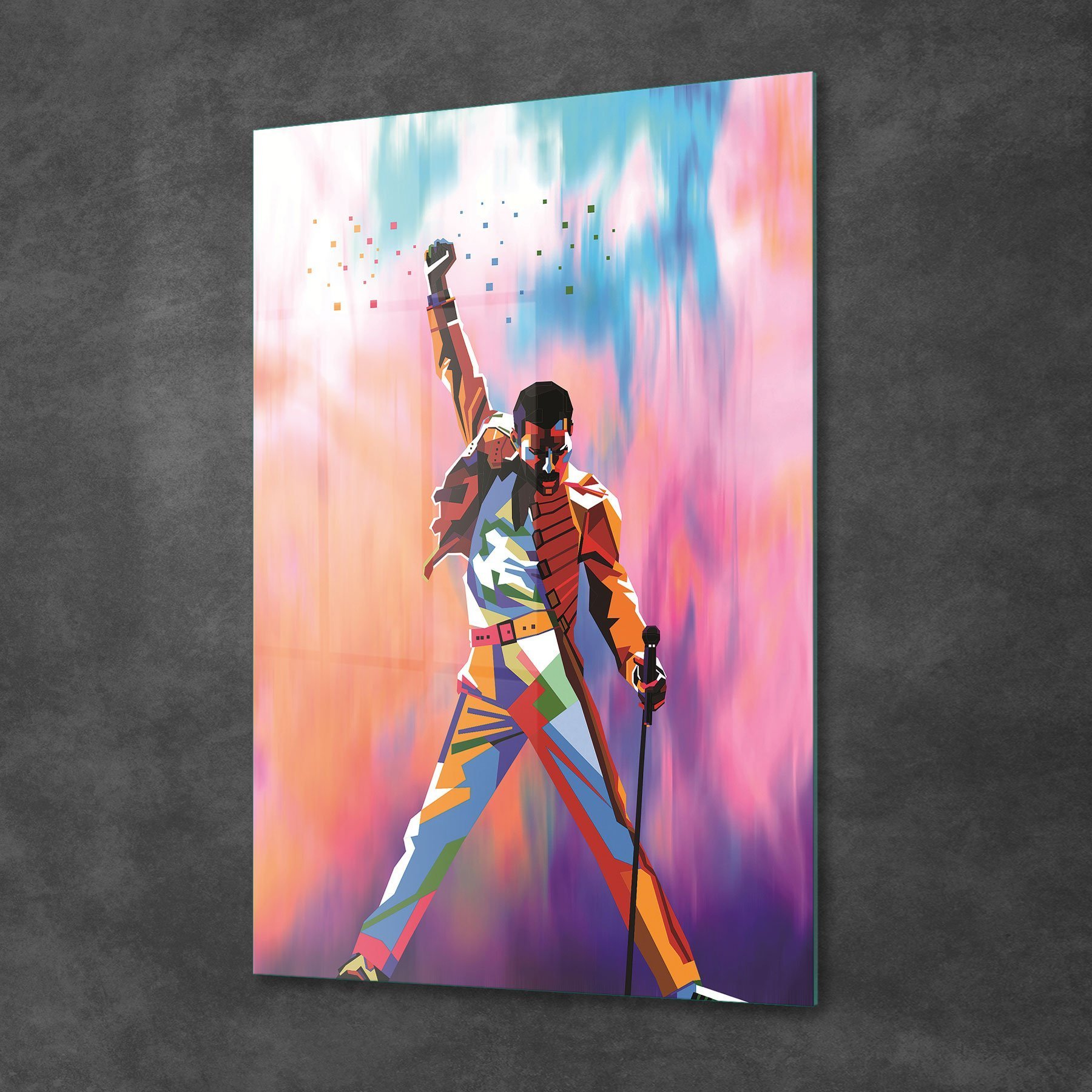Picture of Decovetro Queen Freddie Mercury Tablo illüstrasyon 30x40 cm