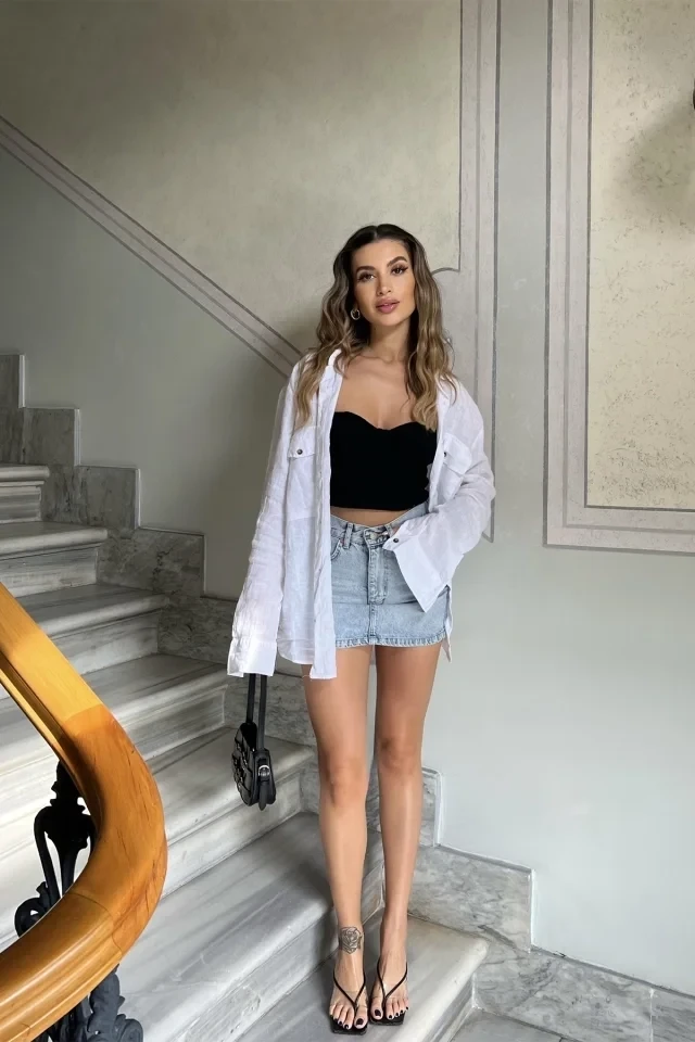 Picture of Ice Blue Skirt