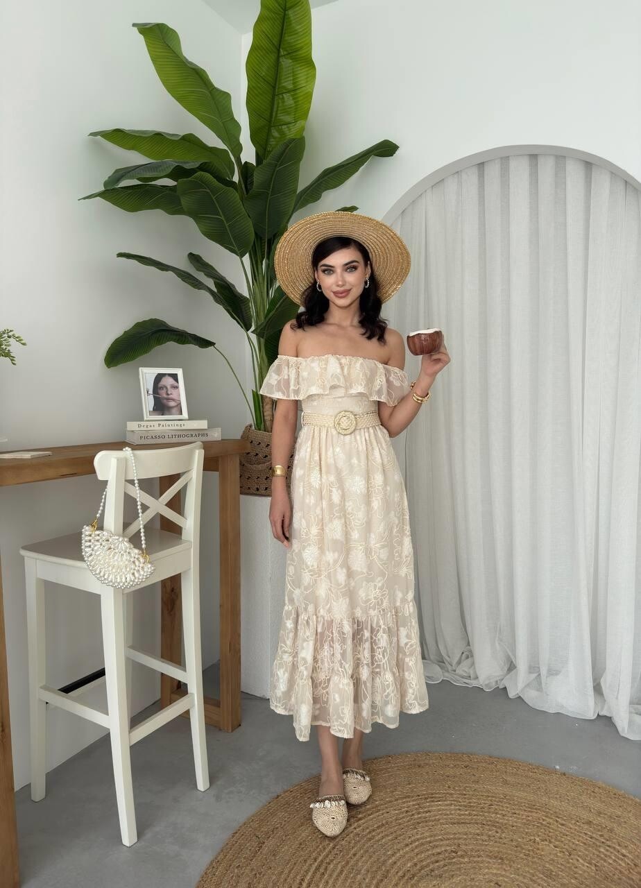 Picture of Reget Kemerli Elbise